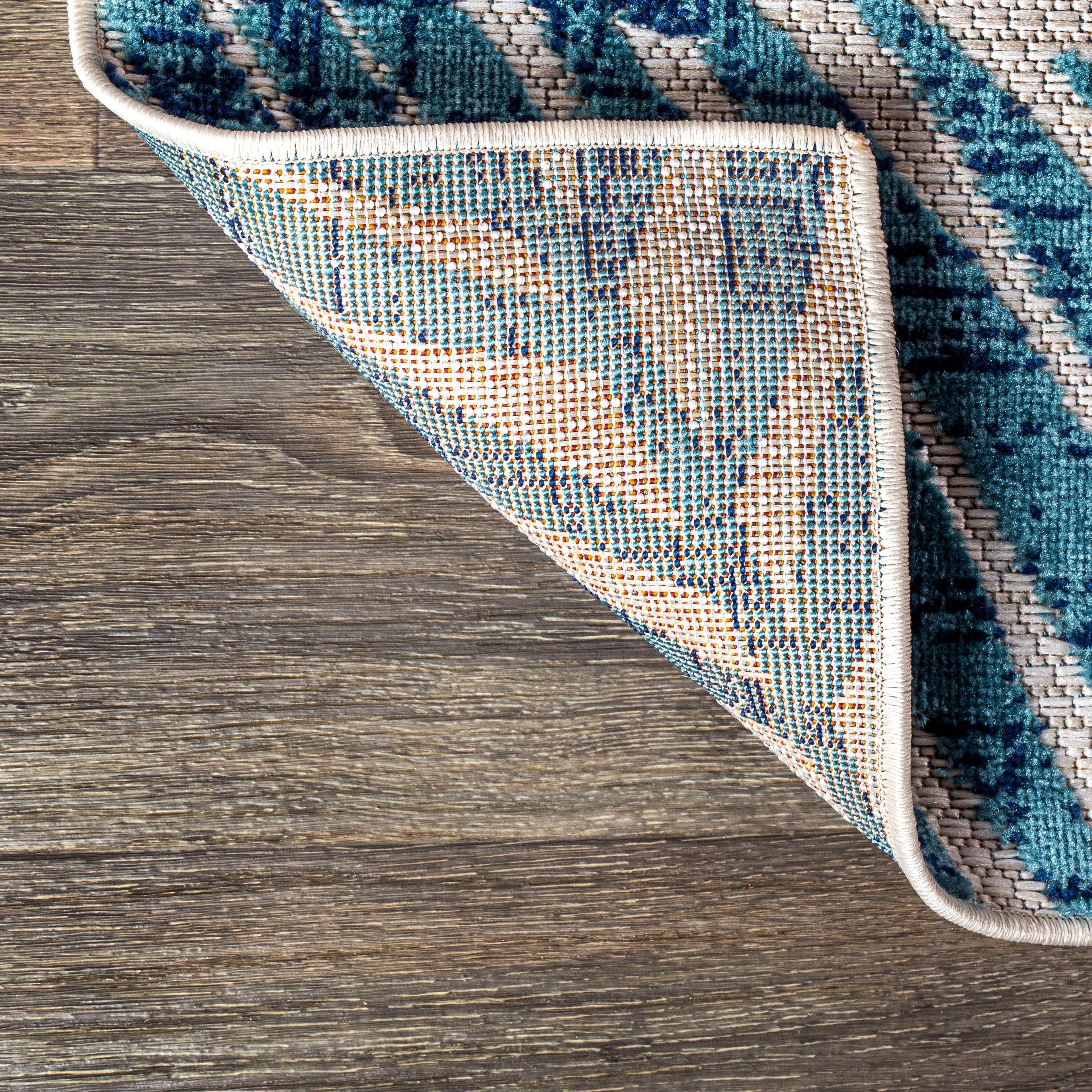 Tapis d'intérieur/extérieur à feuilles de palmier JONATHAN Y Aydin