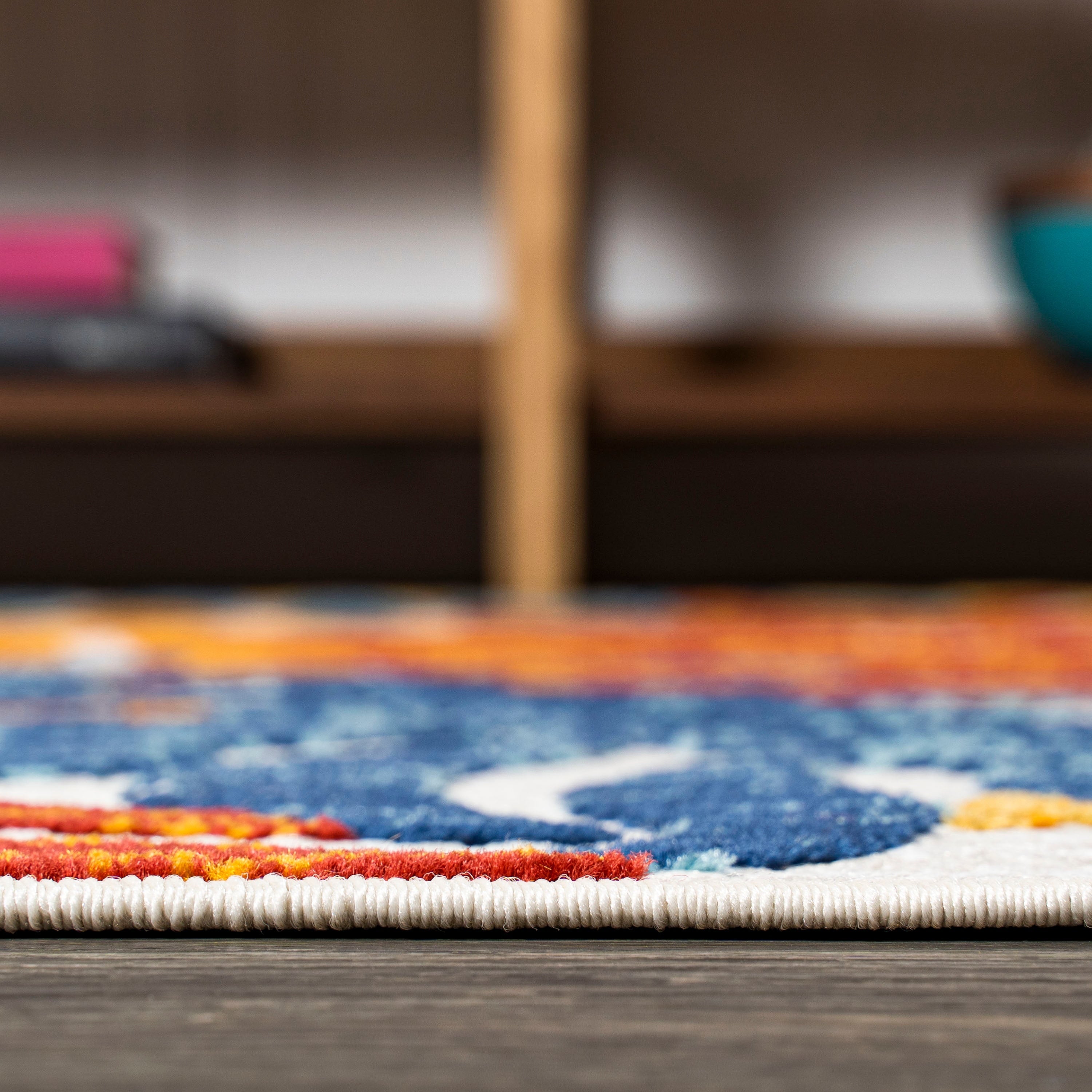 Tapis d'intérieur/extérieur à feuilles de palmier JONATHAN Y Aydin