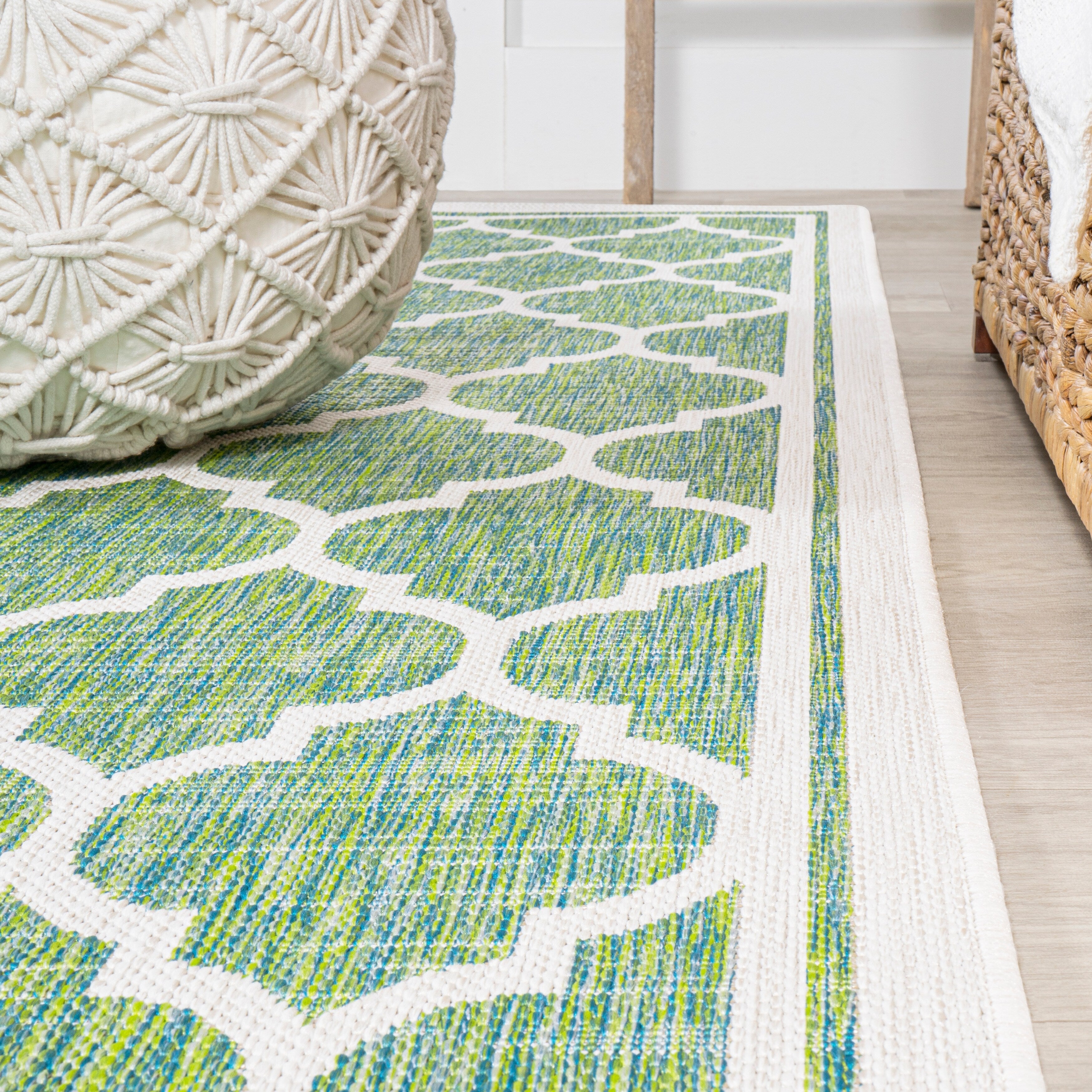 Tapis d'intérieur/extérieur texturé JONATHAN Y Zinnia