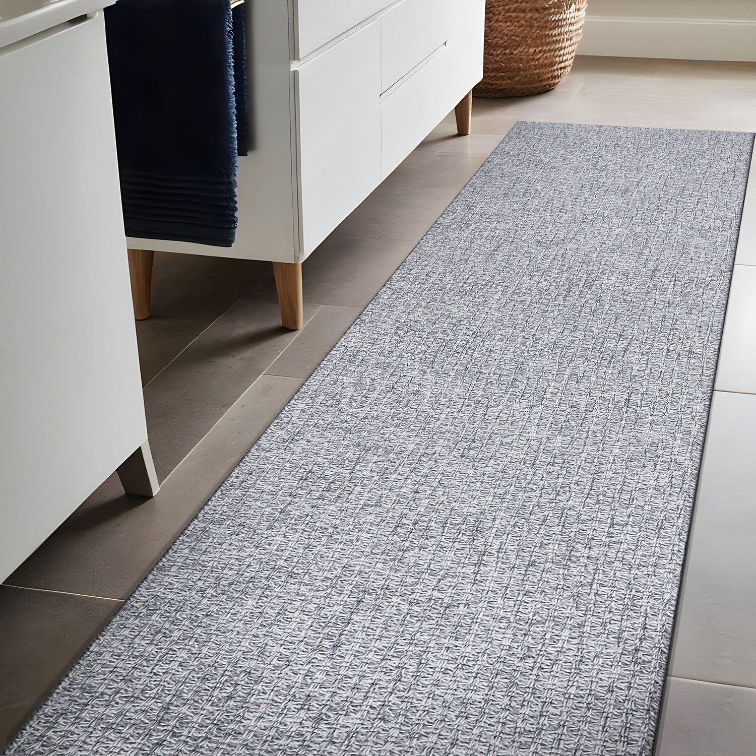 Tapis Beverly Rug en jute facile à nettoyer et ne perd pas ses poils