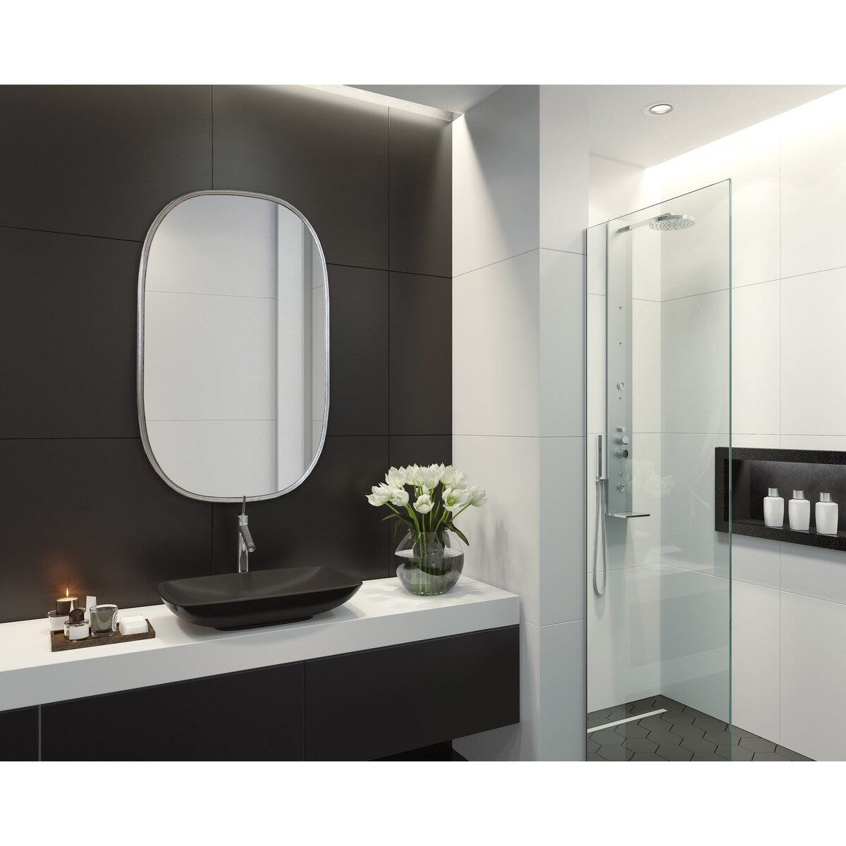 Miroir mural encadré Kate et Laurel Caskill