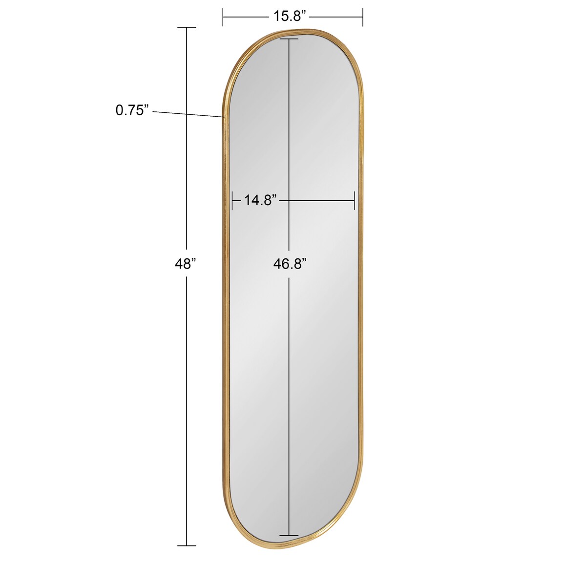 Miroir mural encadré Kate et Laurel Caskill