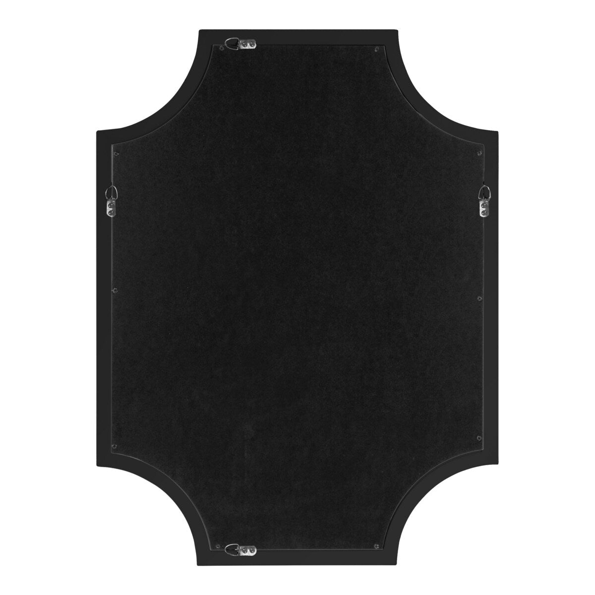 Miroir encadré en bois festonné Kate et Laurel Hogan