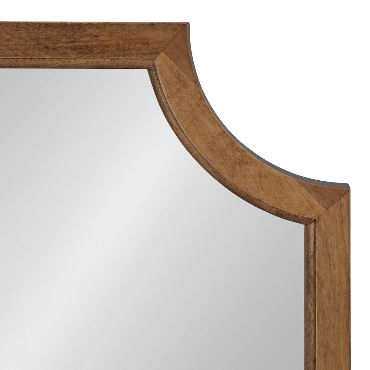 Miroir encadré en bois festonné Kate et Laurel Hogan