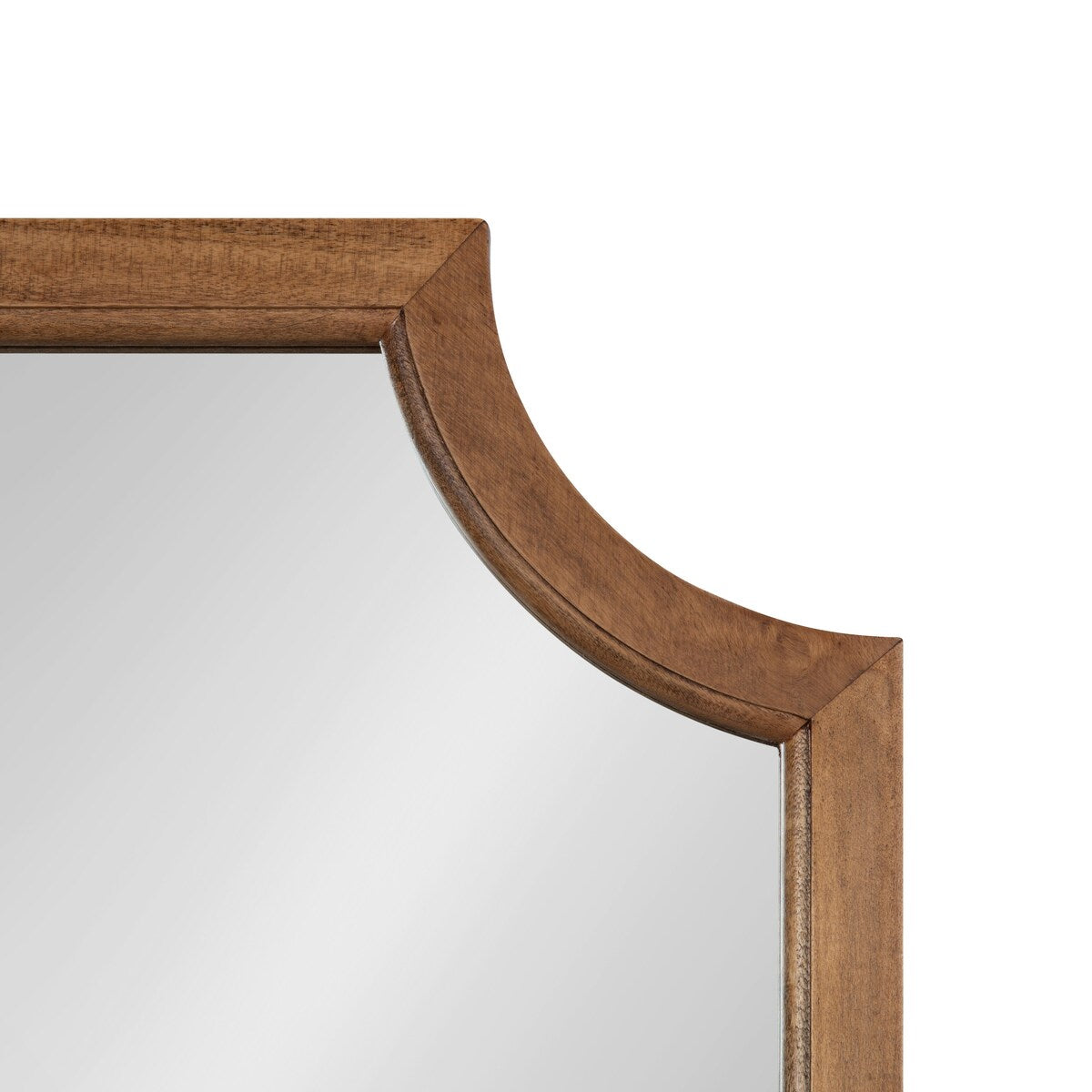 Miroir encadré en bois festonné Kate et Laurel Hogan