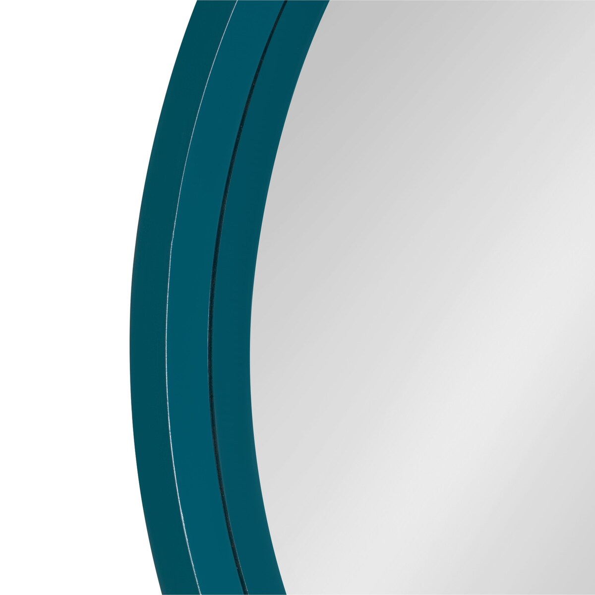 Miroir mural rond en bois Kate and Laurel Travis