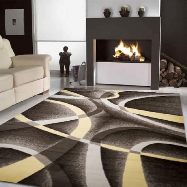 Tapis Conwy en polypropylène de la collection Frize