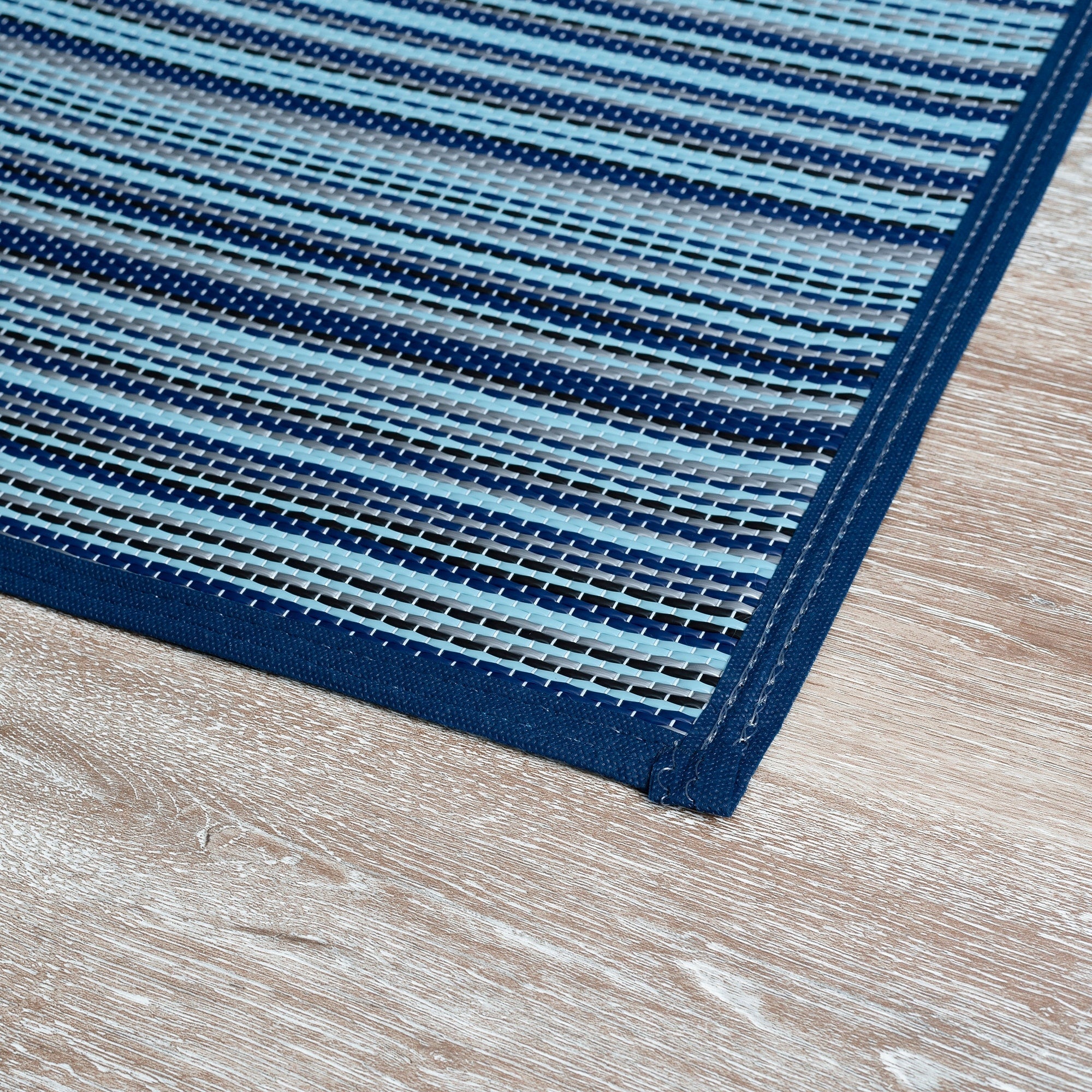 Tapis d'intérieur et d'extérieur à rayures de plage Lalune