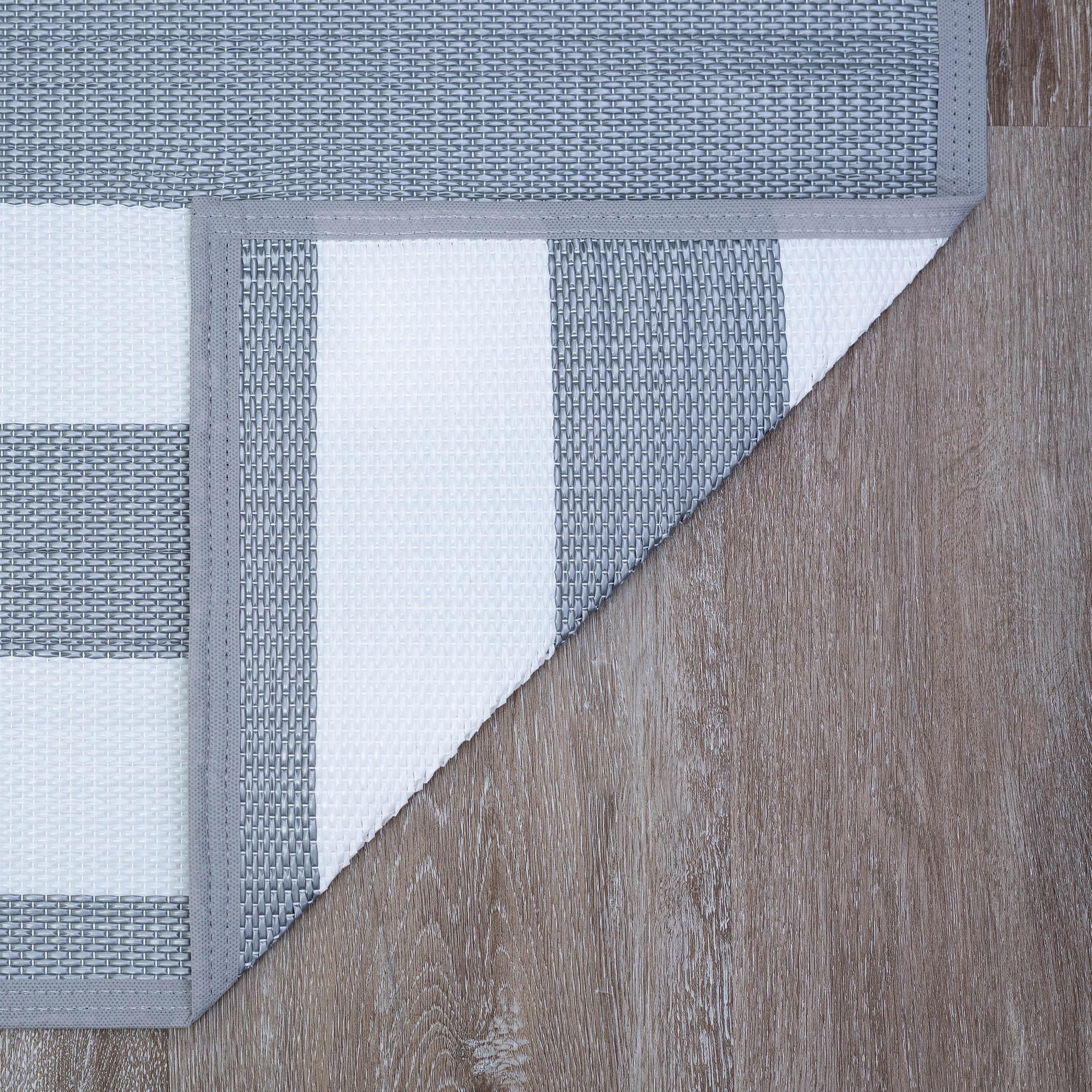 Tapis d'intérieur et d'extérieur à rayures de plage Lalune