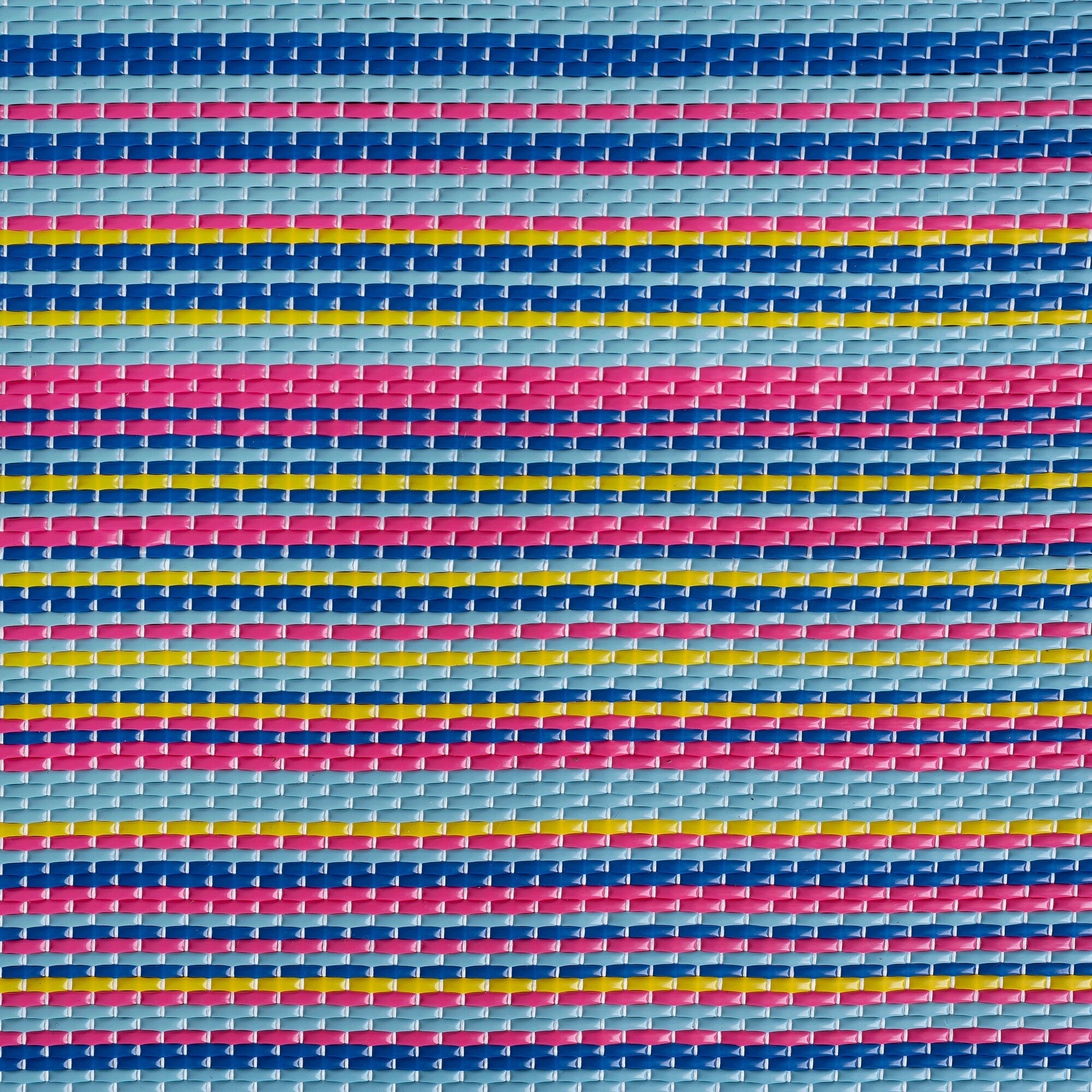 Tapis d'intérieur et d'extérieur à rayures de plage Lalune