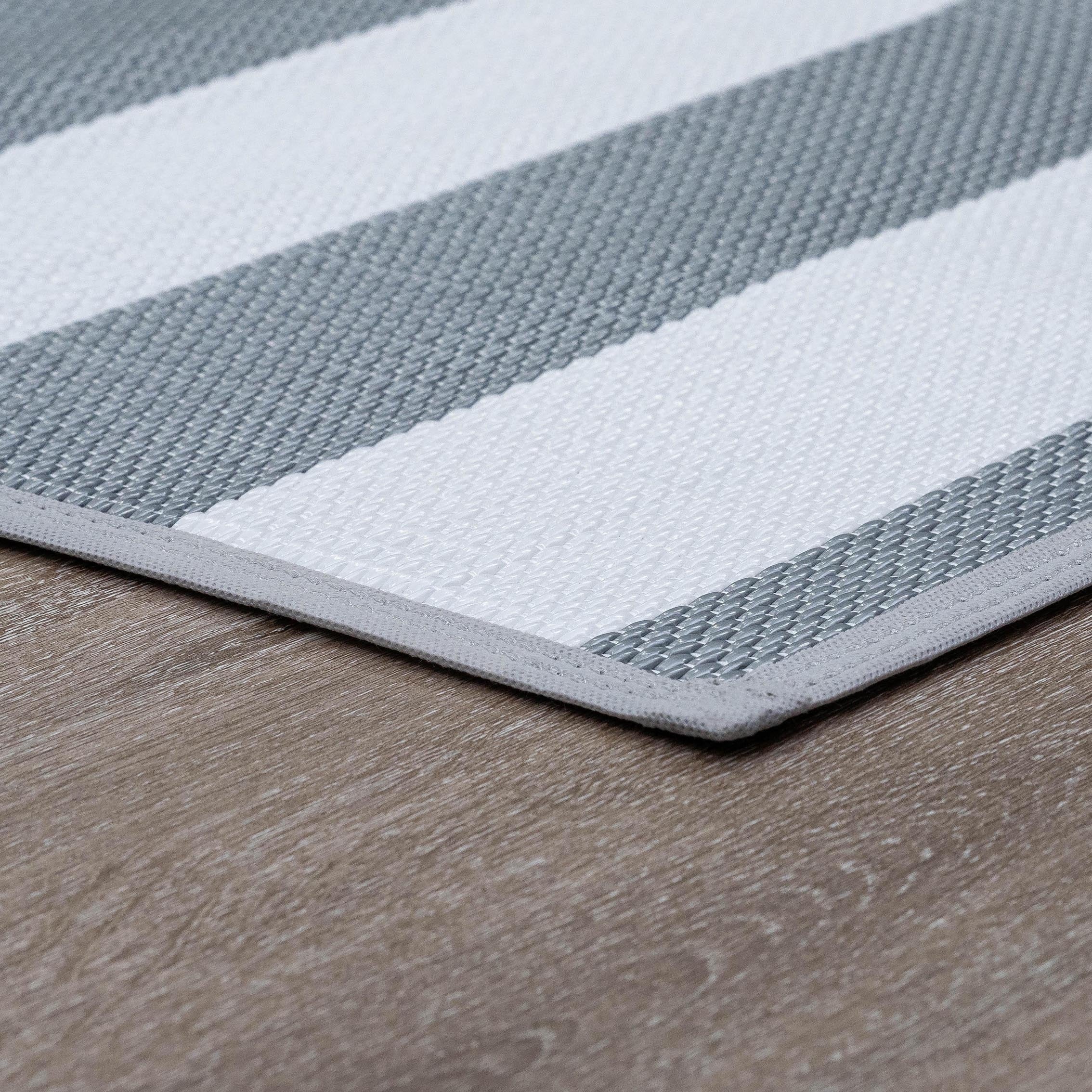 Tapis d'intérieur et d'extérieur à rayures de plage Lalune