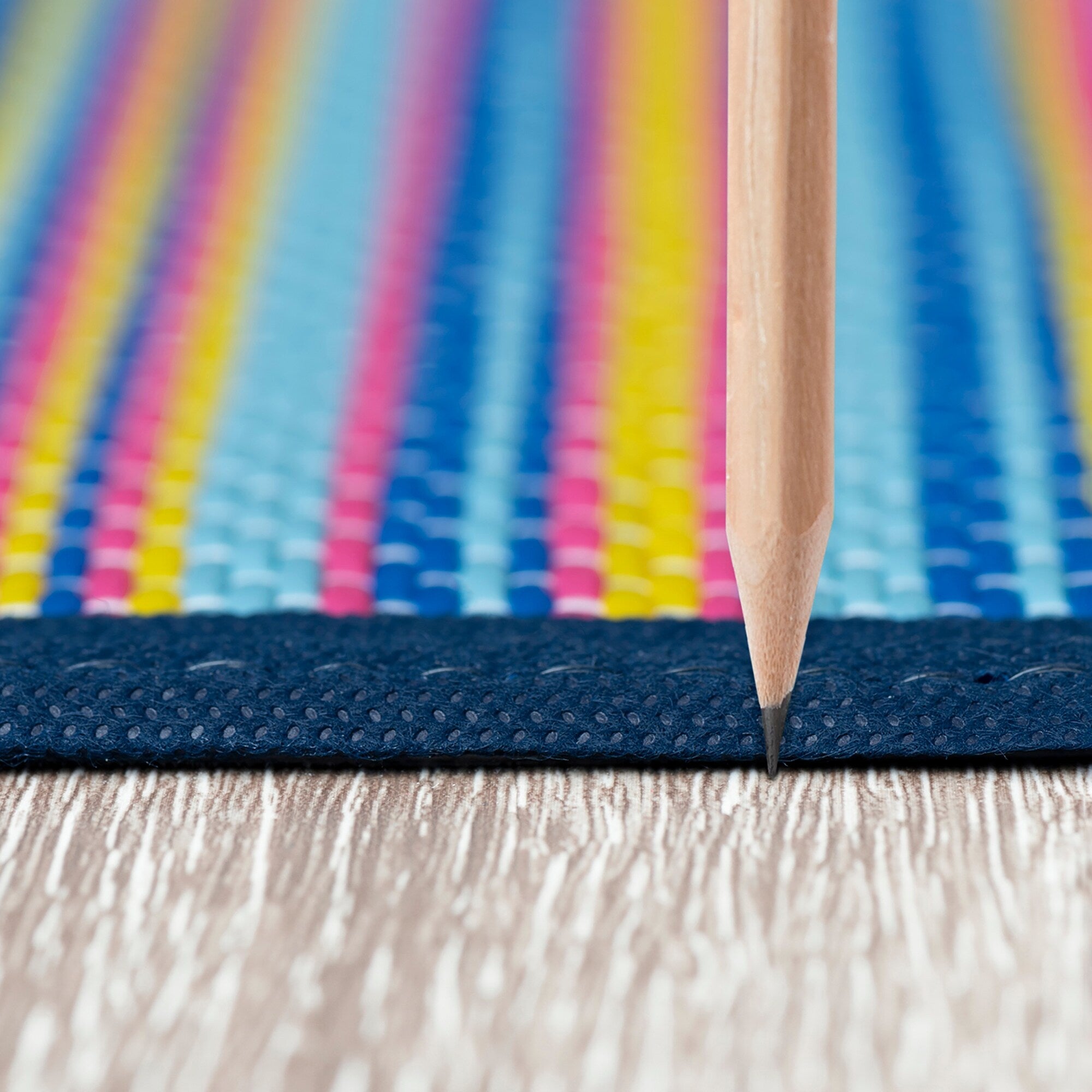 Tapis d'intérieur et d'extérieur à rayures de plage Lalune