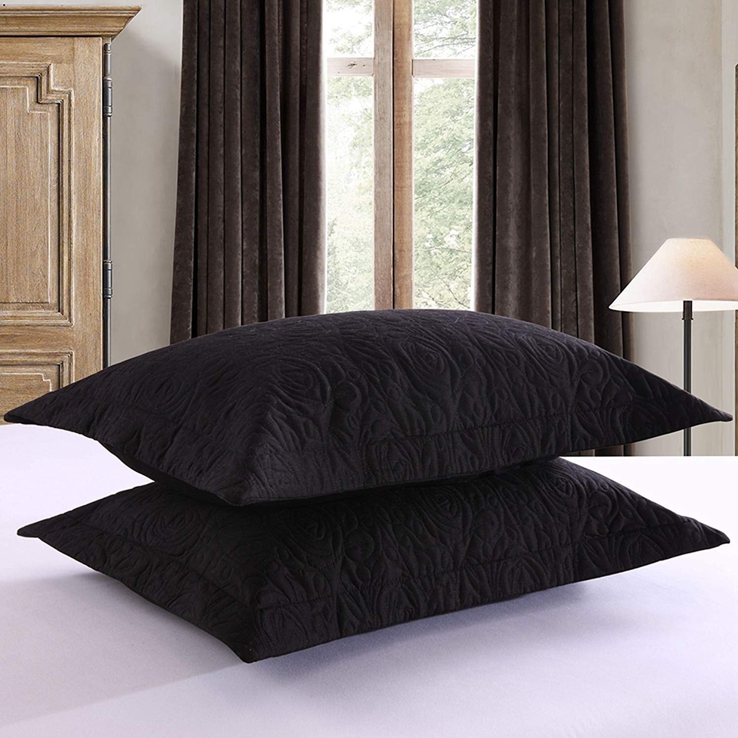 Porch & Den Manor Embroidered Pillow Sham (Set of 2)