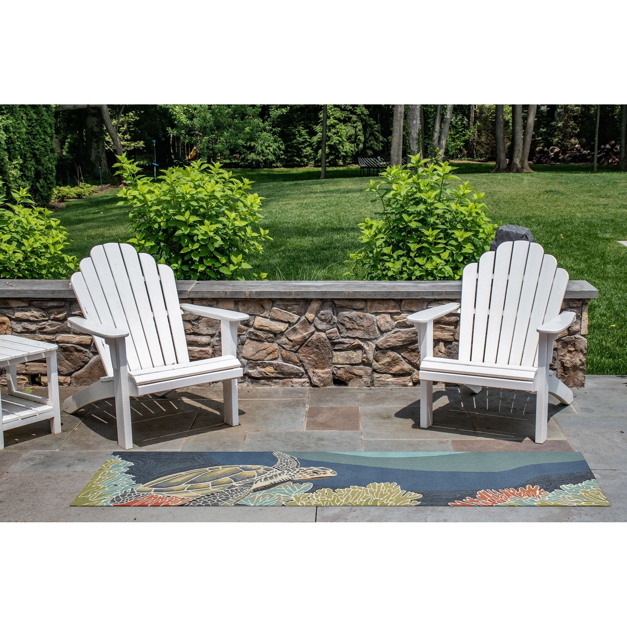 Tapis d'intérieur/extérieur Liora Manne Ravella Akumal Océan