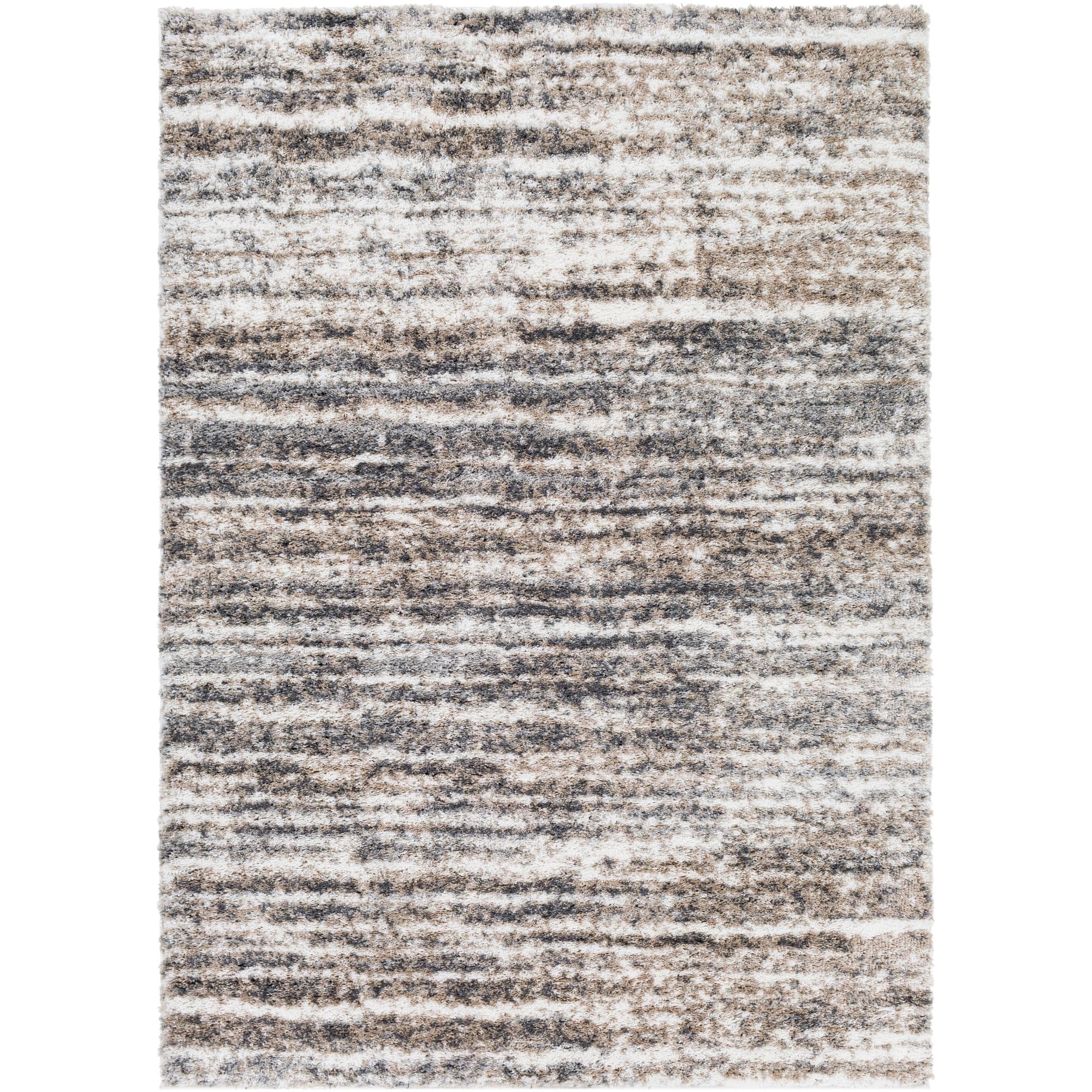Tapis abstrait minimaliste Livabliss Aliyah Shag