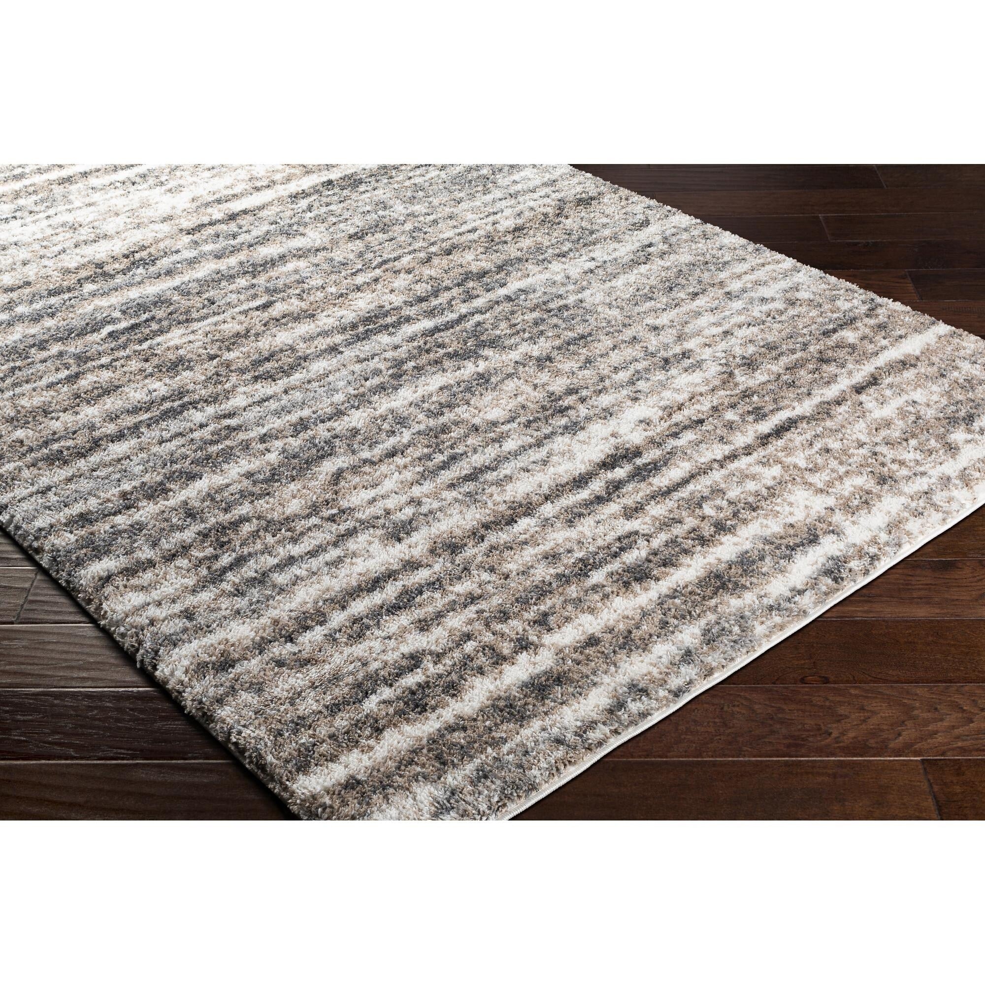Tapis abstrait minimaliste Livabliss Aliyah Shag