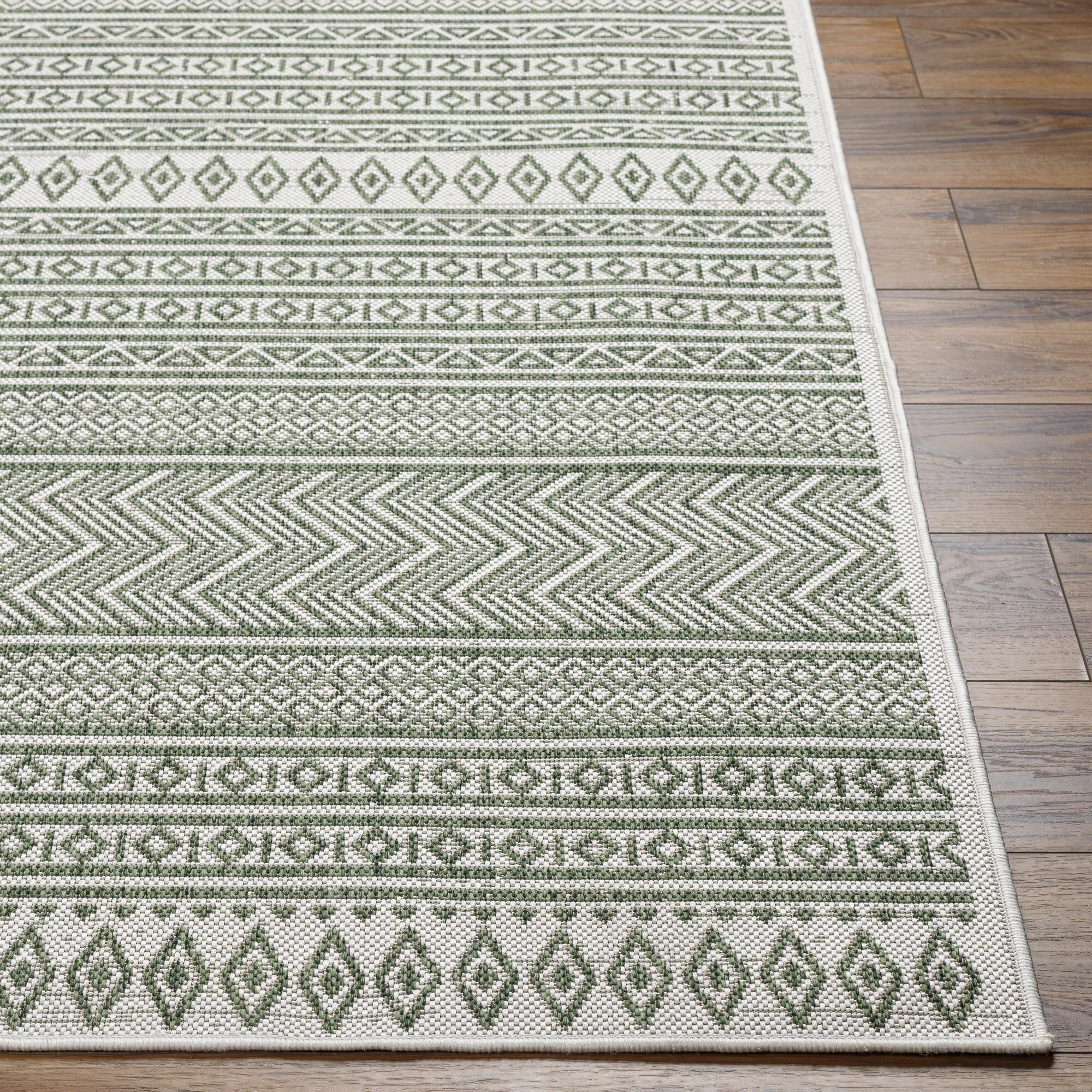 Tapis d'extérieur tribal bohème égéen Livabliss