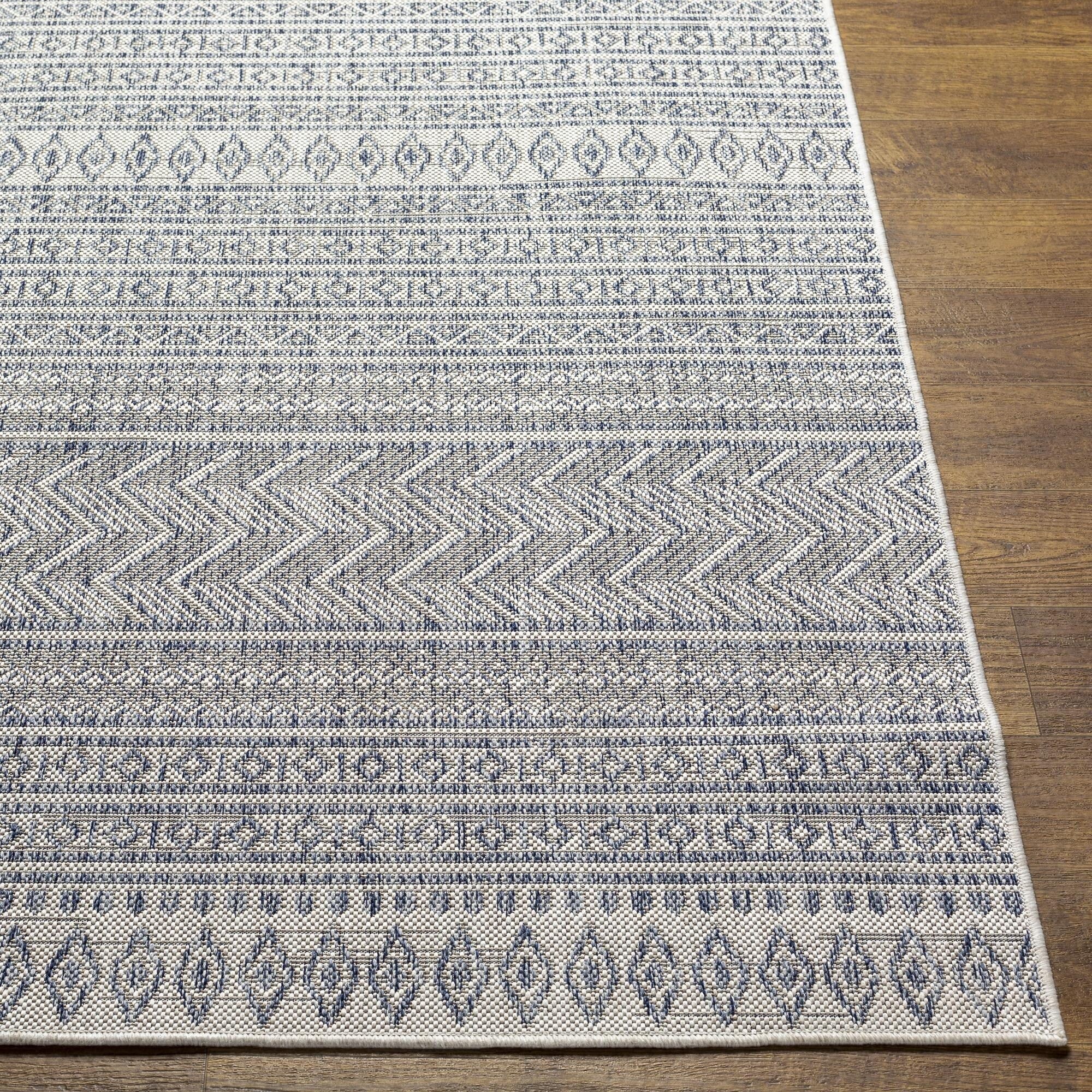 Tapis d'extérieur tribal bohème égéen Livabliss