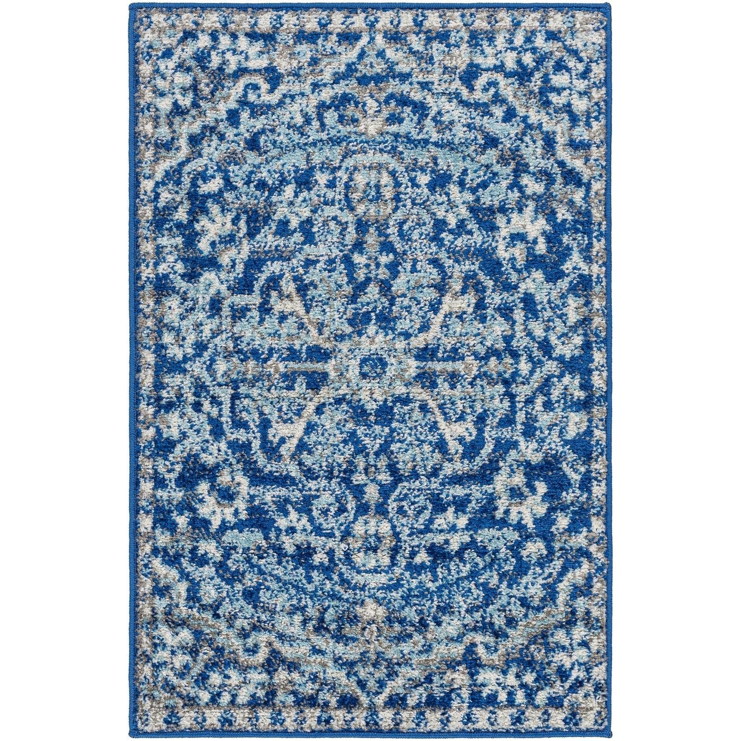 Tapis médaillon traditionnel Livabliss Harput revisité