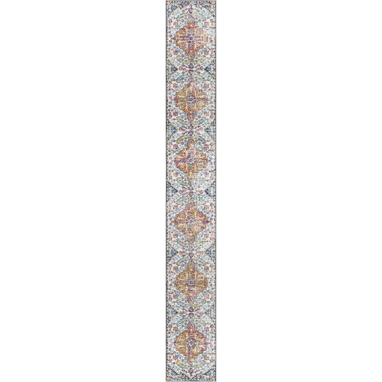 Tapis médaillon traditionnel Livabliss Harput revisité