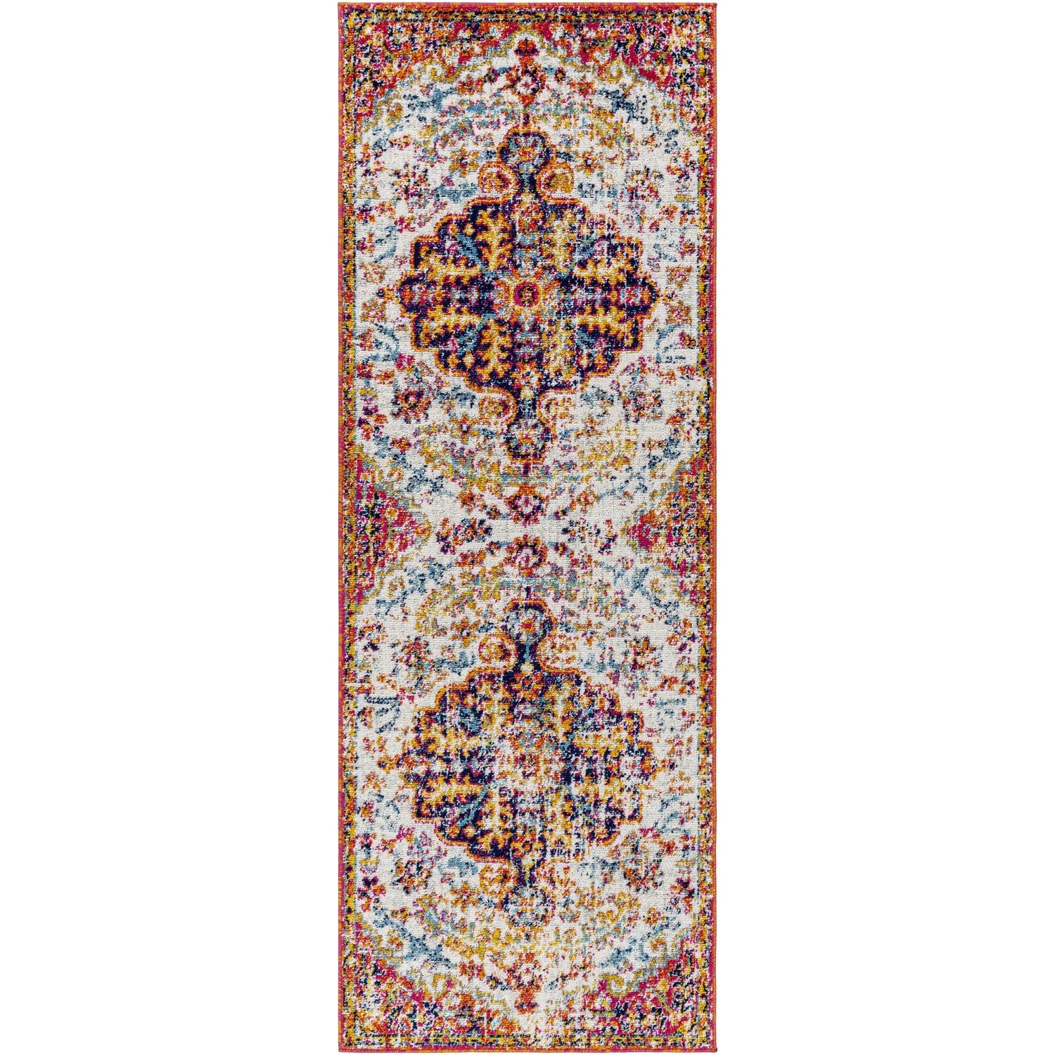 Tapis médaillon traditionnel Livabliss Harput revisité