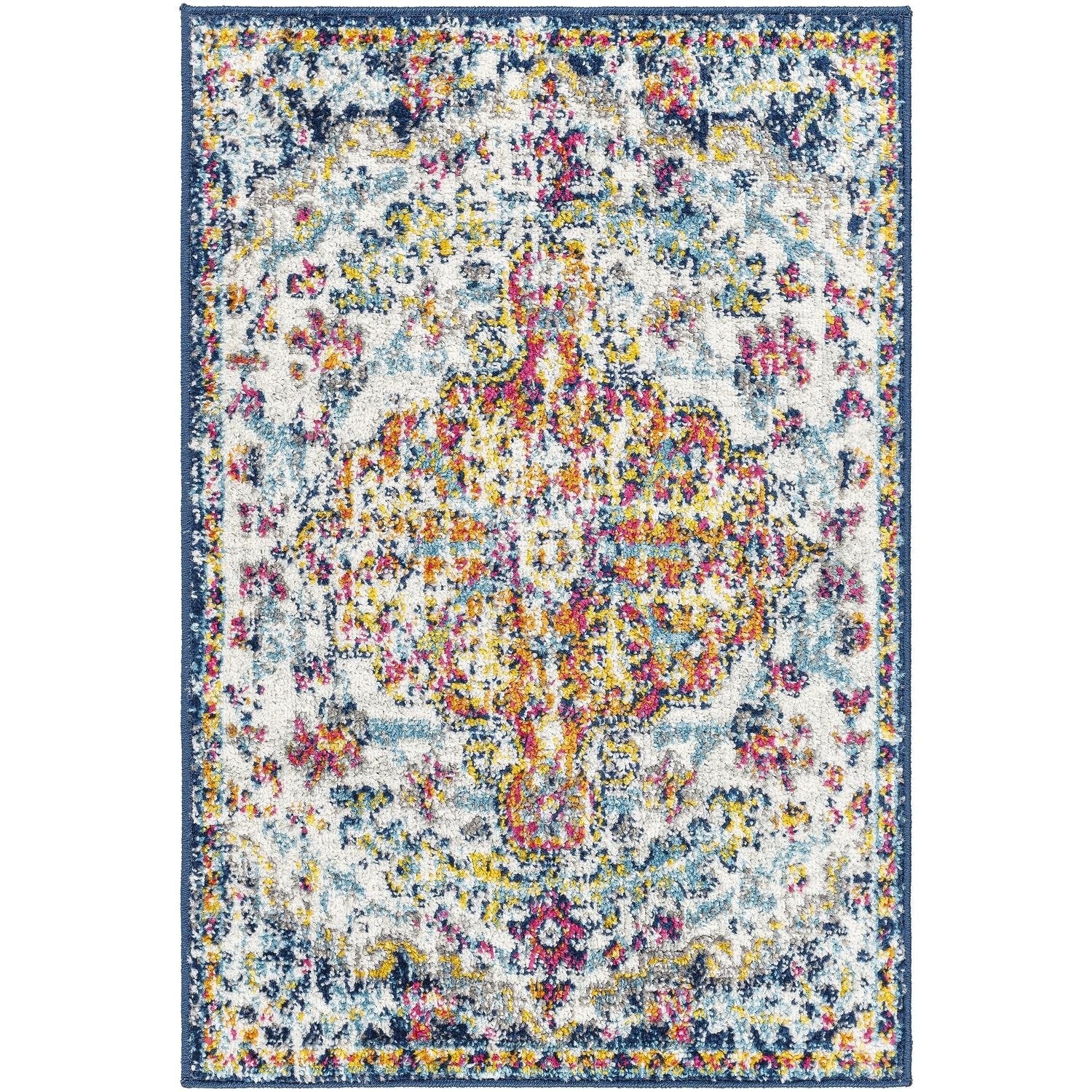 Tapis médaillon traditionnel Livabliss Harput revisité