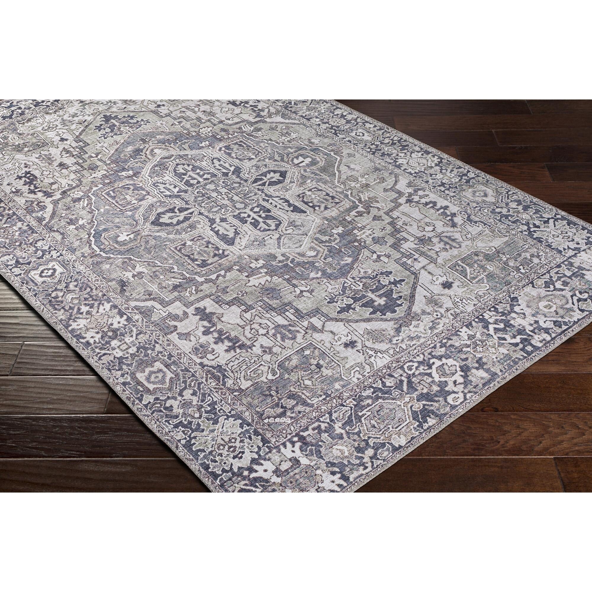 Tapis médaillon traditionnel Livabliss Iris revisité