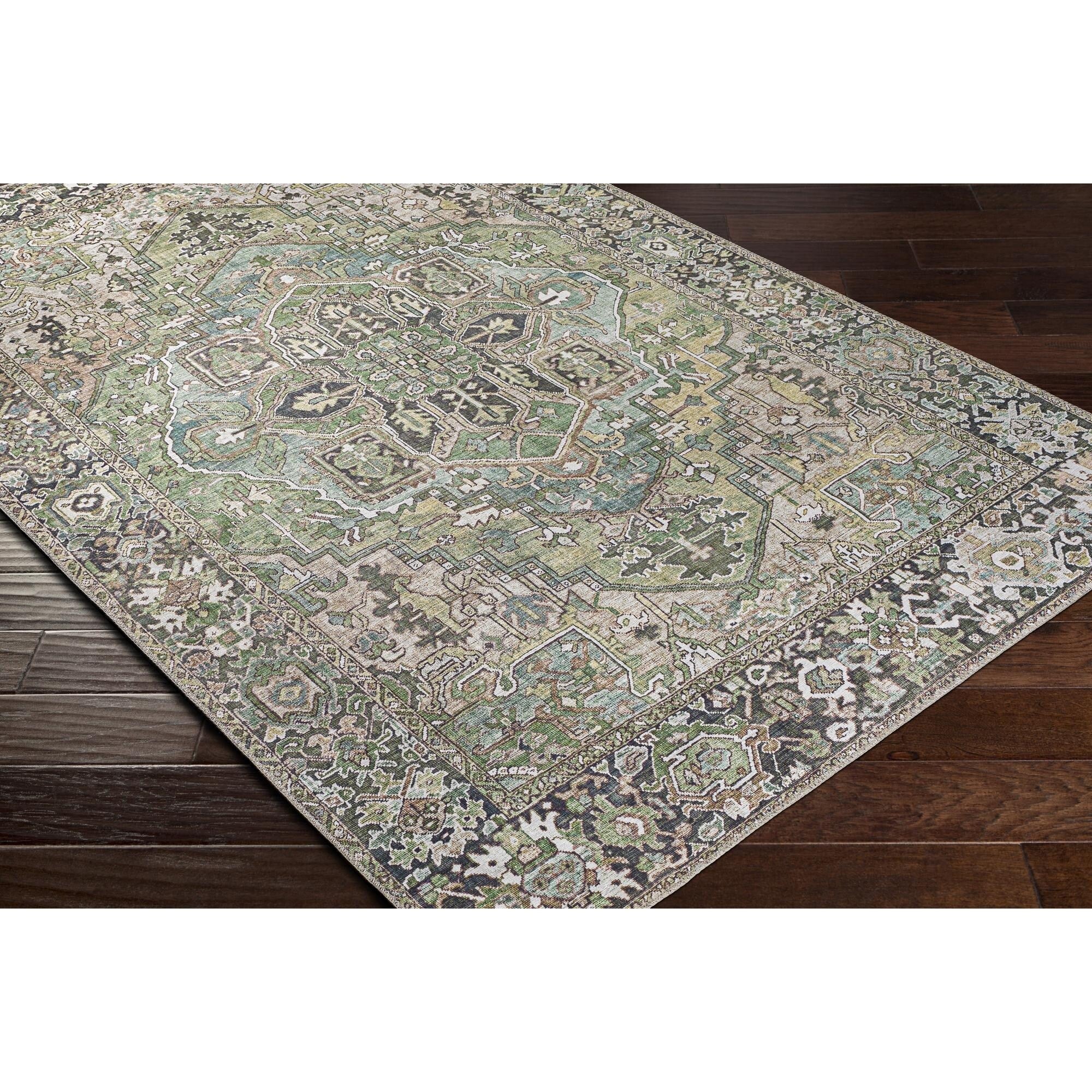 Tapis médaillon traditionnel Livabliss Iris revisité