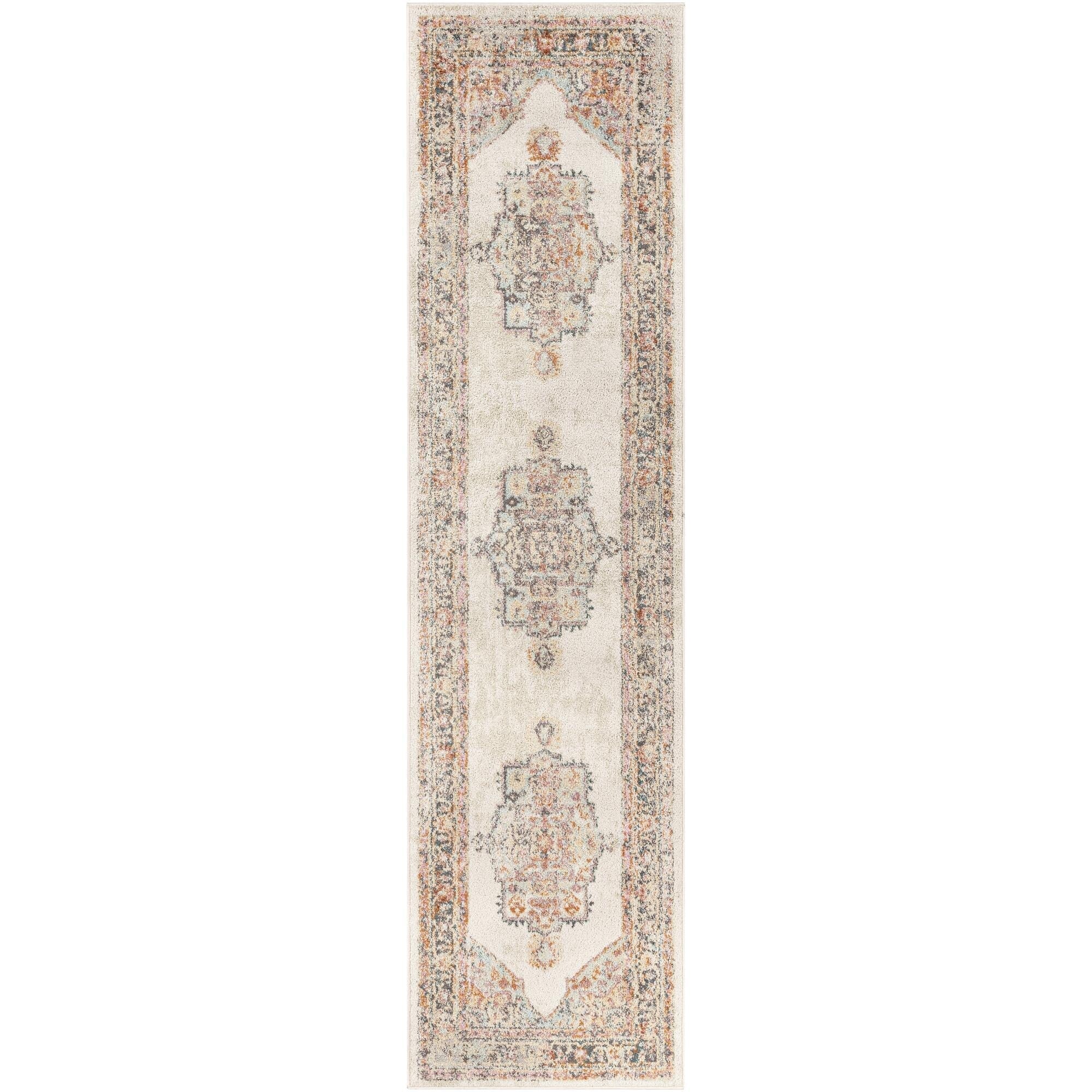 Tapis médaillon traditionnel Livabliss New Mexico remis au goût du jour
