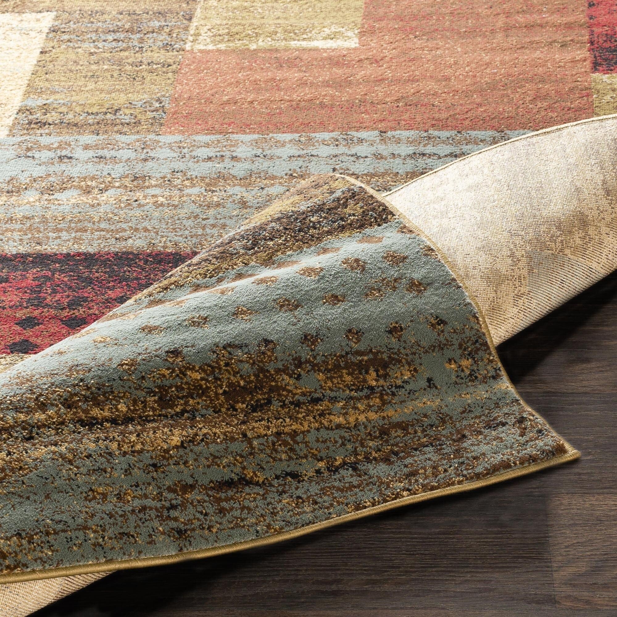 Tapis géométrique Livabliss Riley du milieu du siècle