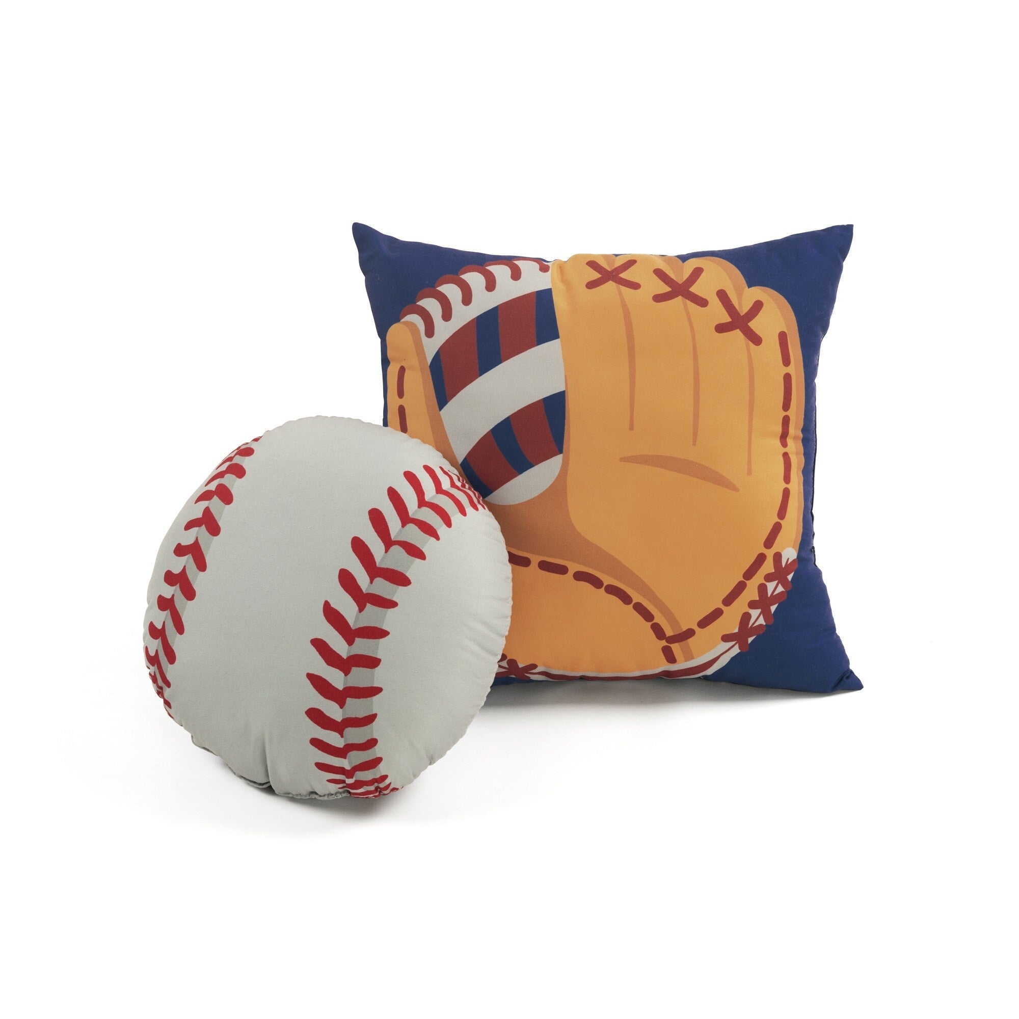 Couette surdimensionnée réversible pour enfants Lush Decor Baseball Game