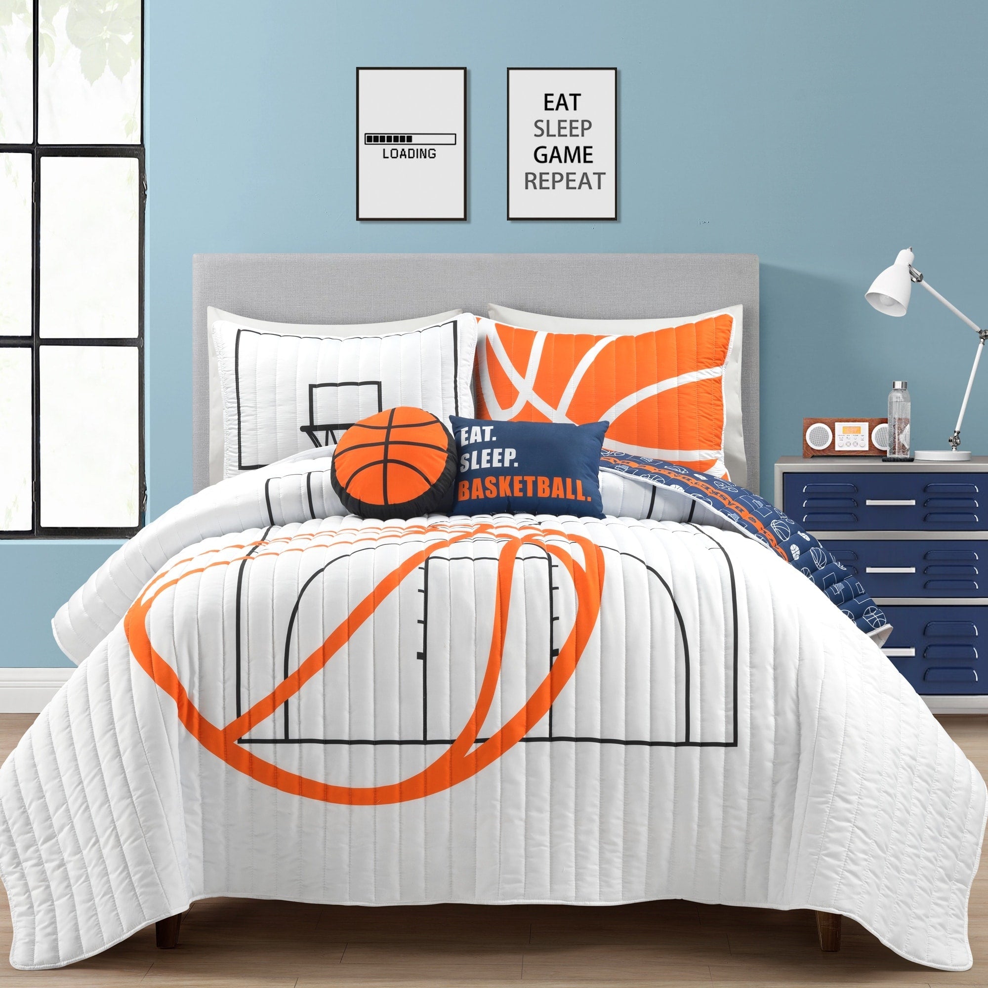 Ensemble de courtepointe Lush Decor Basketball Game