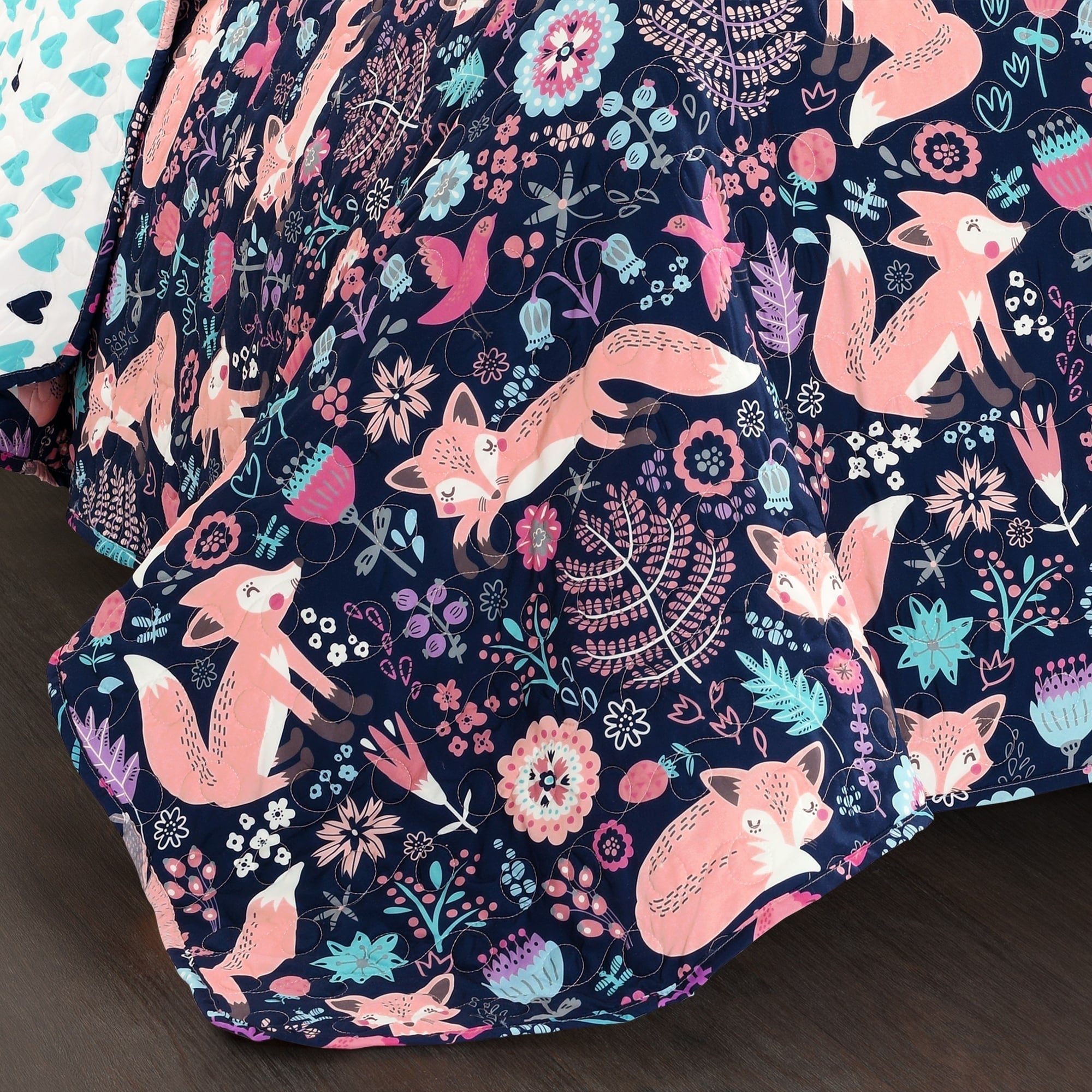 Ensemble de courtepointe 4 pièces Lush Decor Pixie Fox