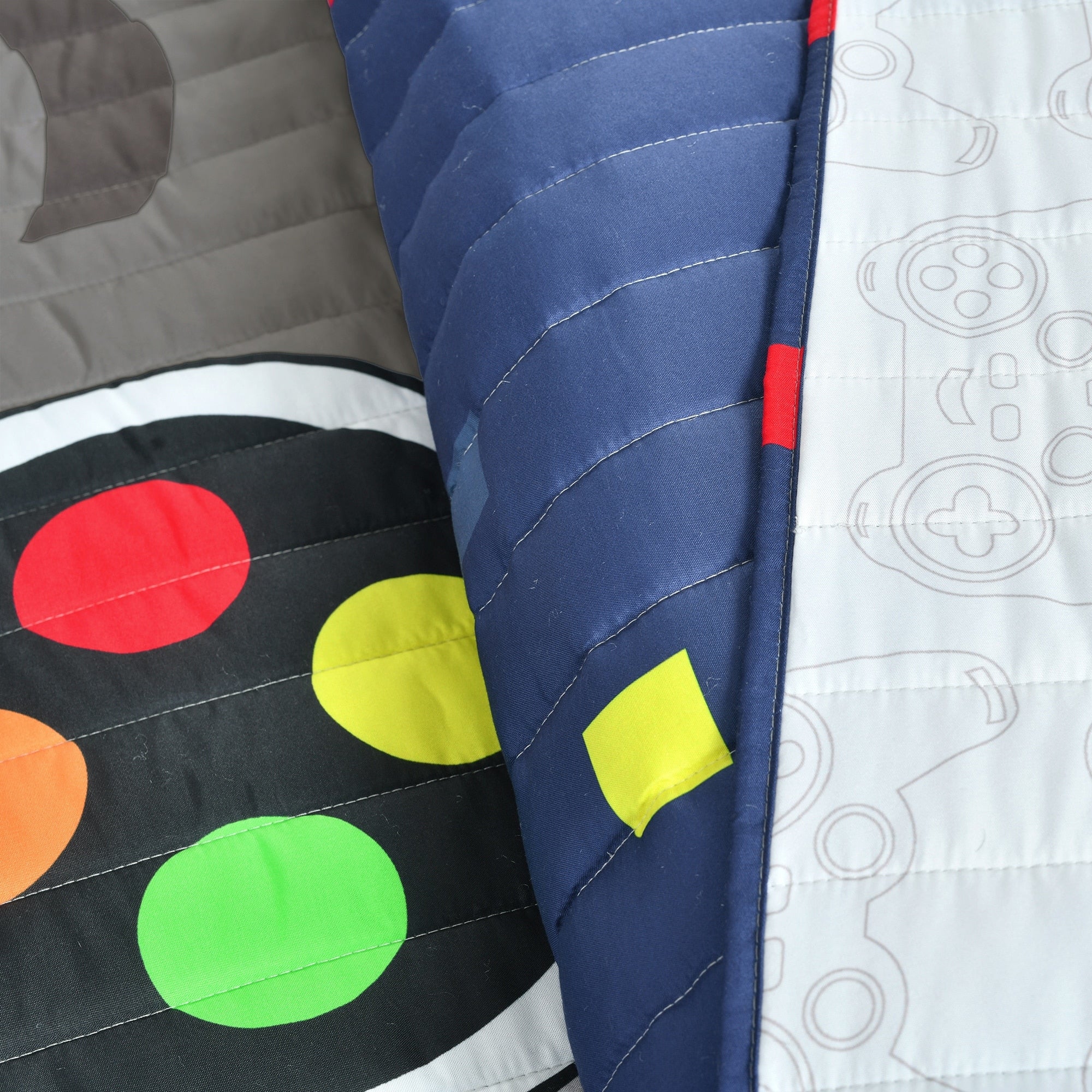 Ensemble de courtepointe 5 pièces pour enfants Lush Decor à thème jeux vidéo