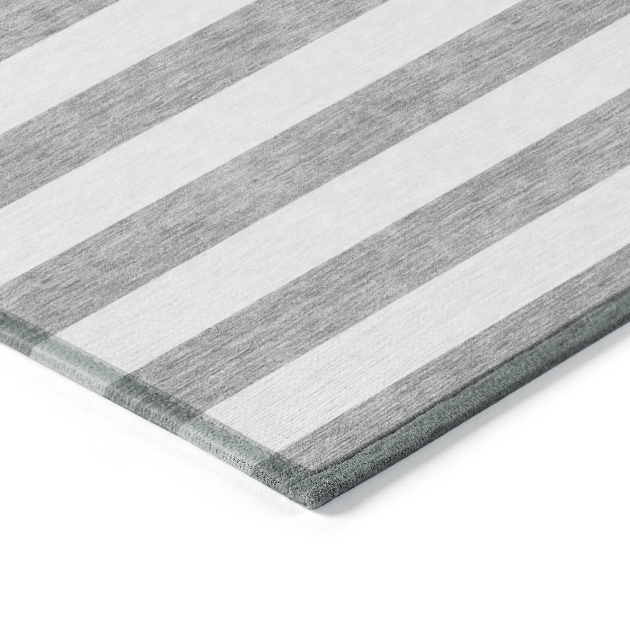Tapis Chantille à rayures Cabana lavable en machine pour intérieur/extérieur