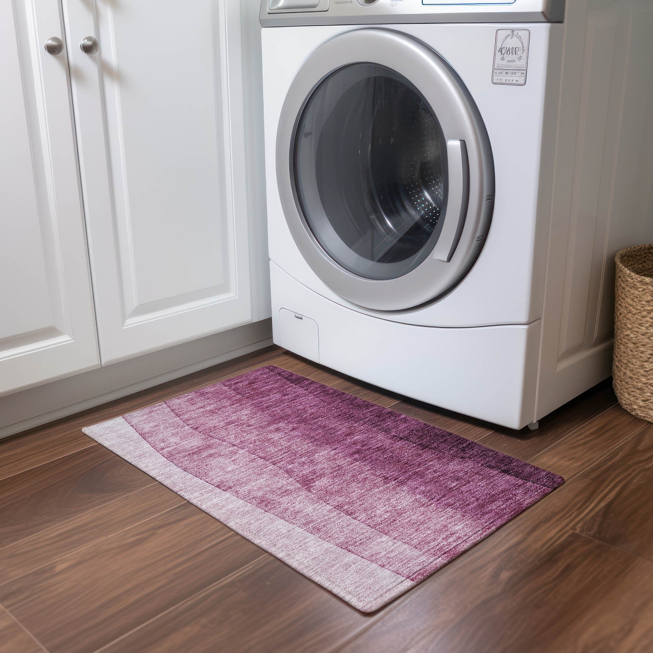 Tapis contemporain Chantille ombré lavable en machine pour intérieur/extérieur