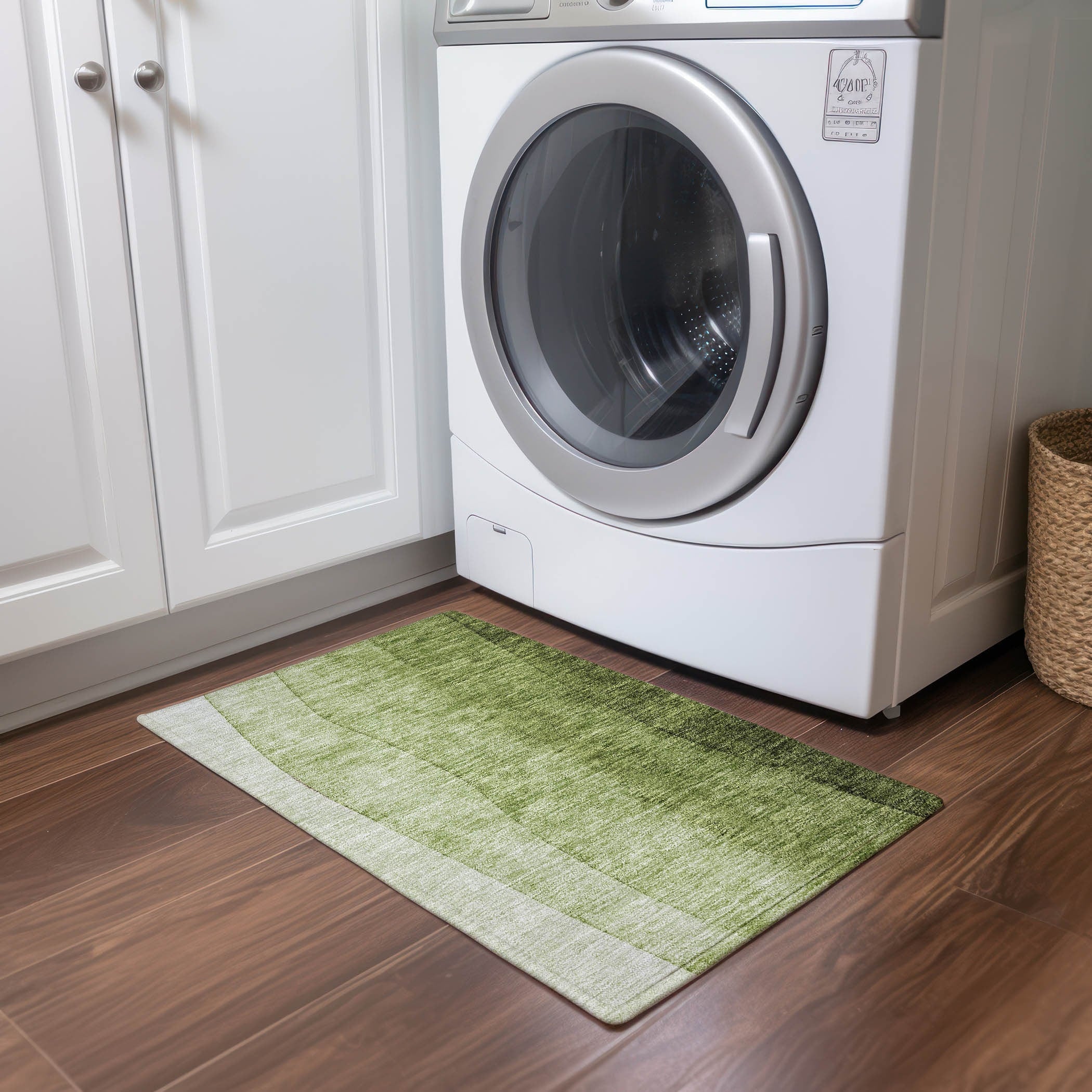 Tapis contemporain Chantille ombré lavable en machine pour intérieur/extérieur