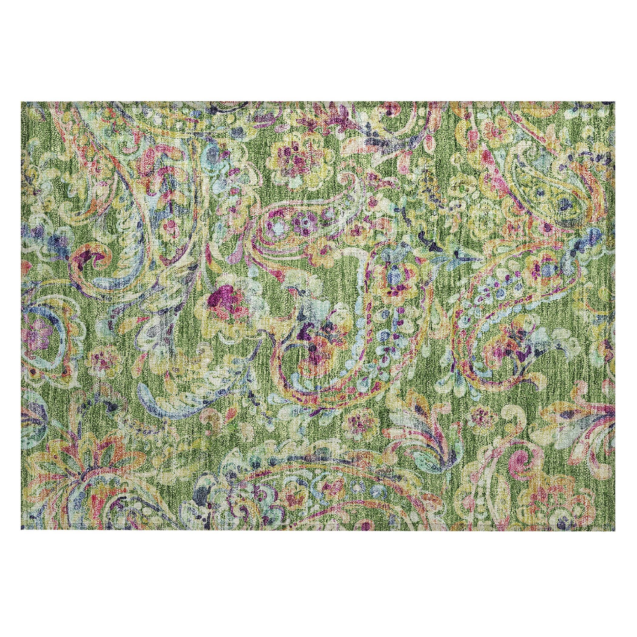 Tapis traditionnel Chantille lavable en machine pour intérieur/extérieur