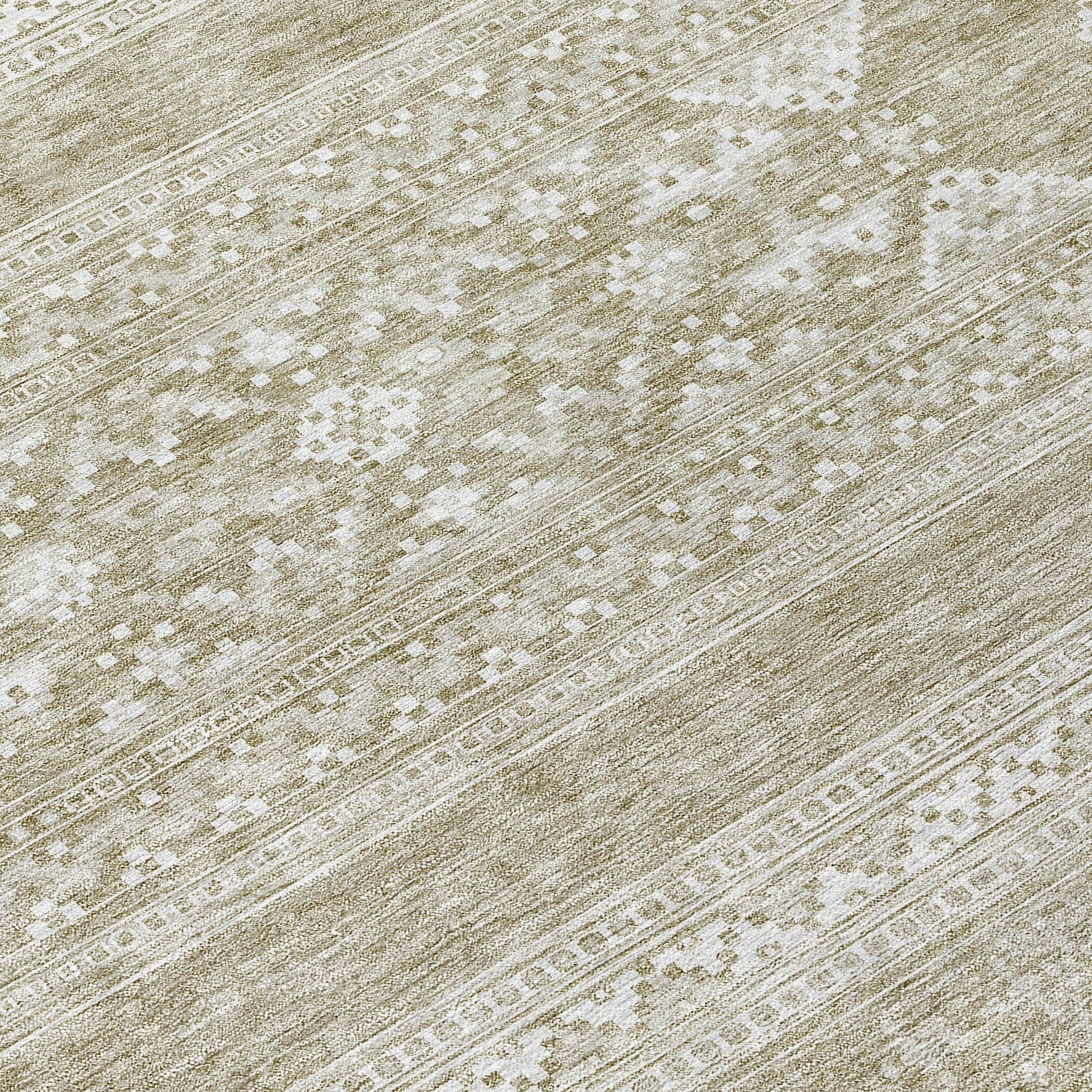 Tapis Chantille Tribal Boho lavable en machine pour intérieur/extérieur