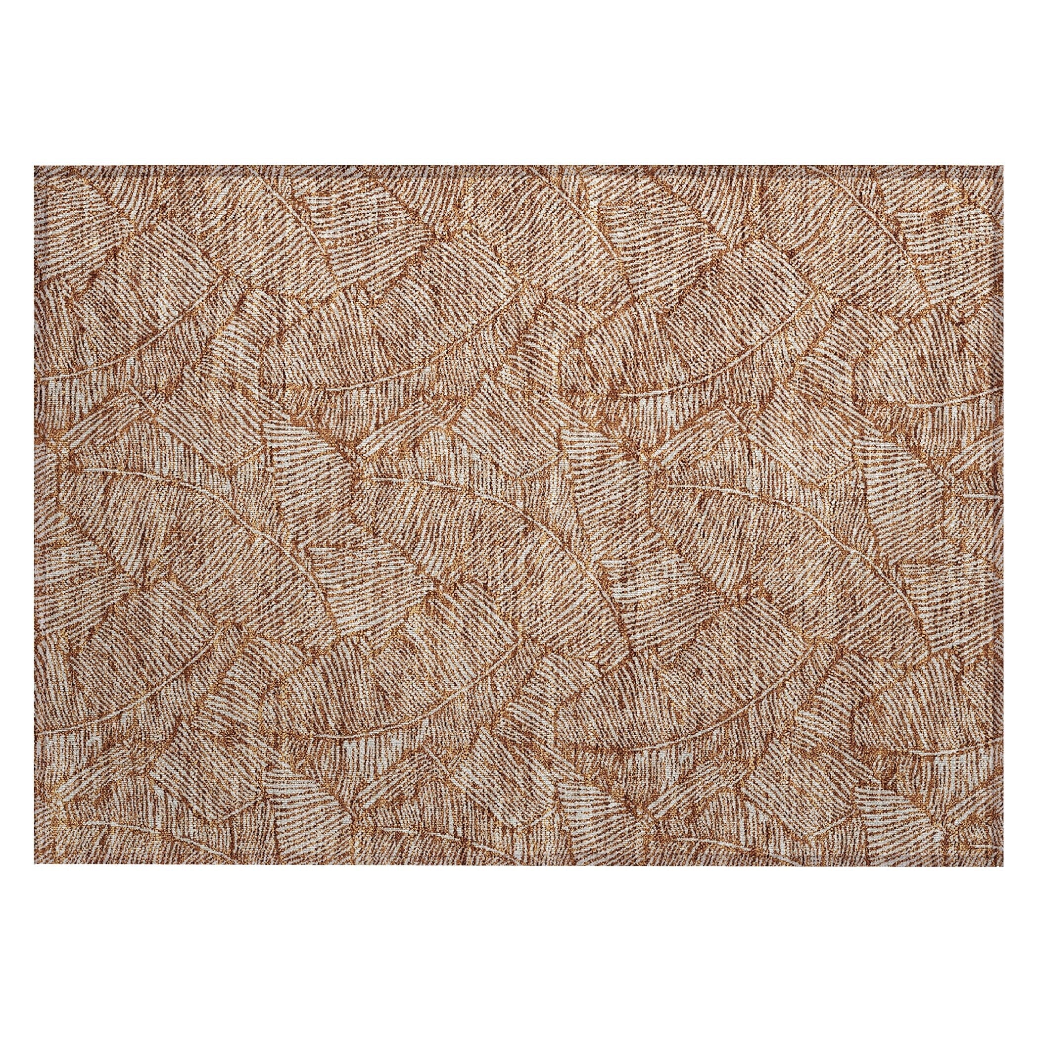 Tapis Chantille Tropical Palm lavable en machine pour intérieur/extérieur
