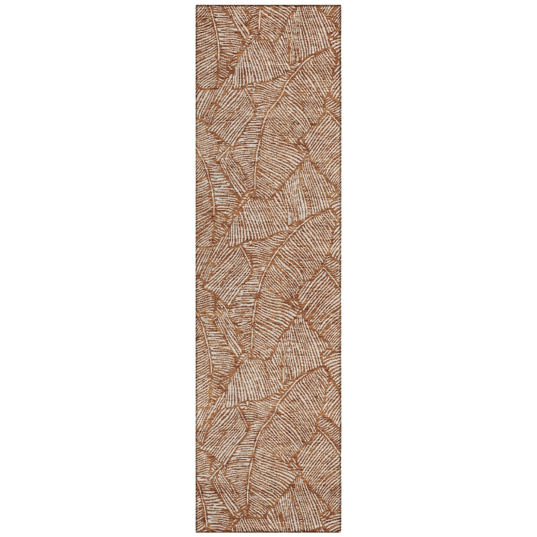 Tapis Chantille Tropical Palm lavable en machine pour intérieur/extérieur