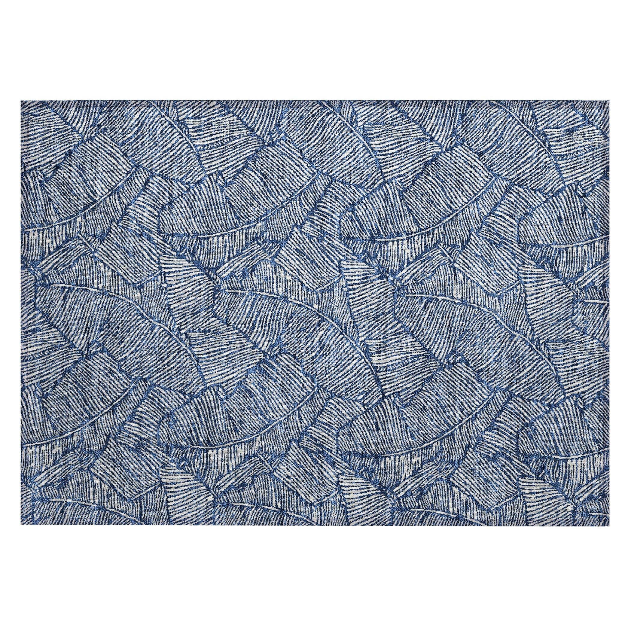 Tapis Chantille Tropical Palm lavable en machine pour intérieur/extérieur