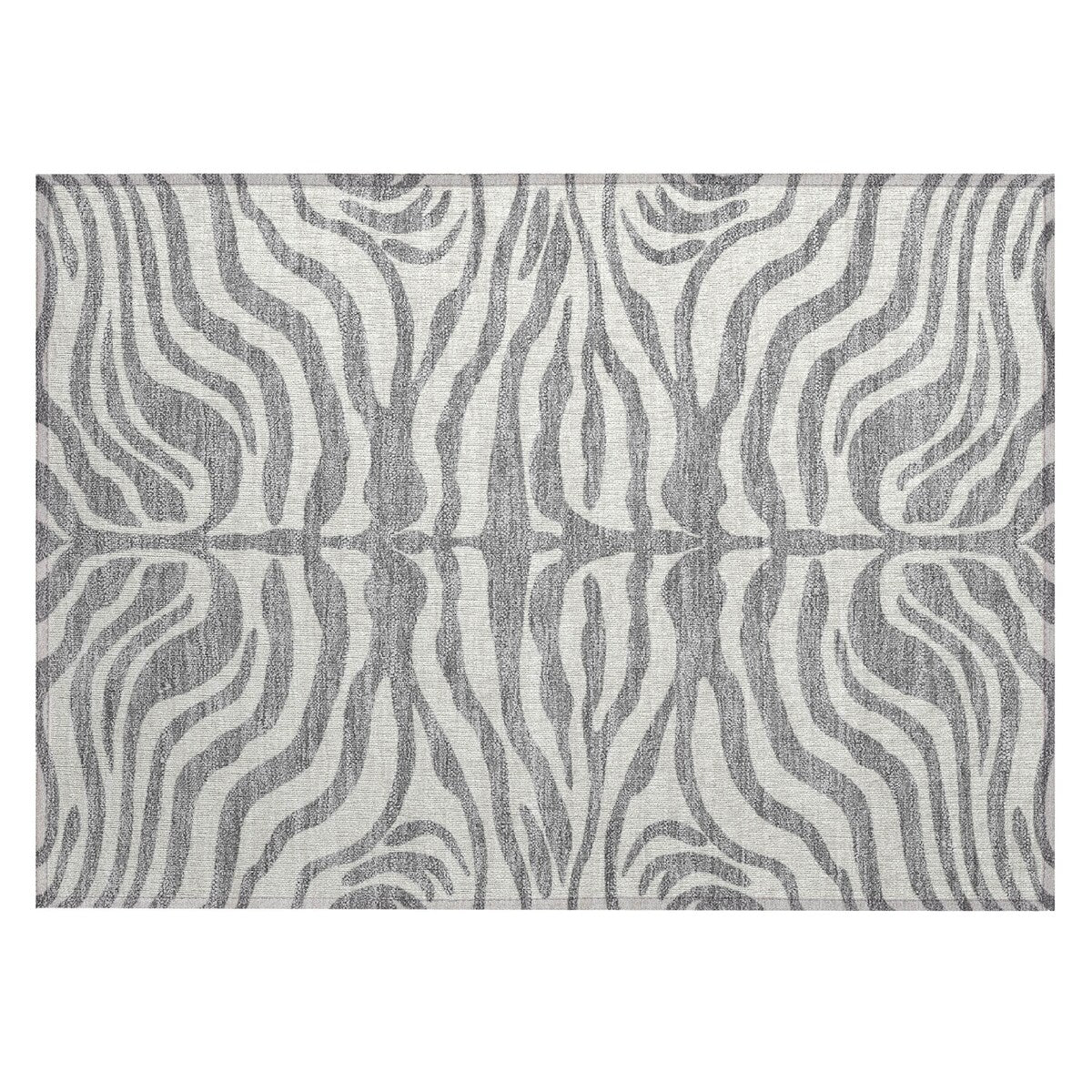 Tapis Chantille moderne à imprimé animal, lavable en machine, pour intérieur et extérieur