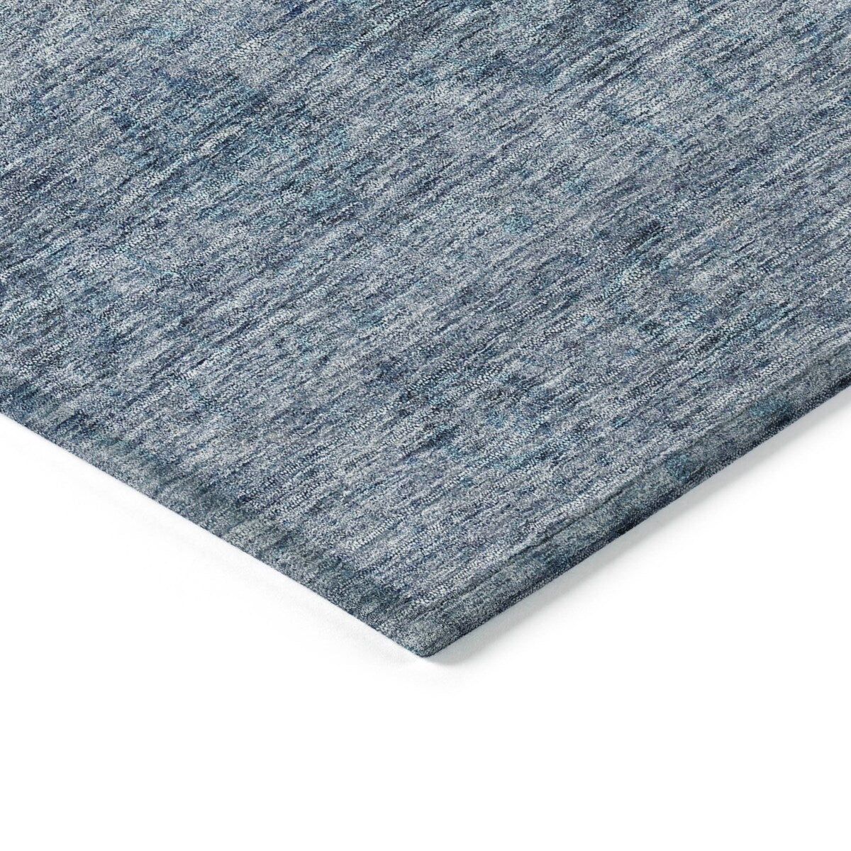 Tapis Chantille damassé ombré lavable en machine pour intérieur/extérieur
