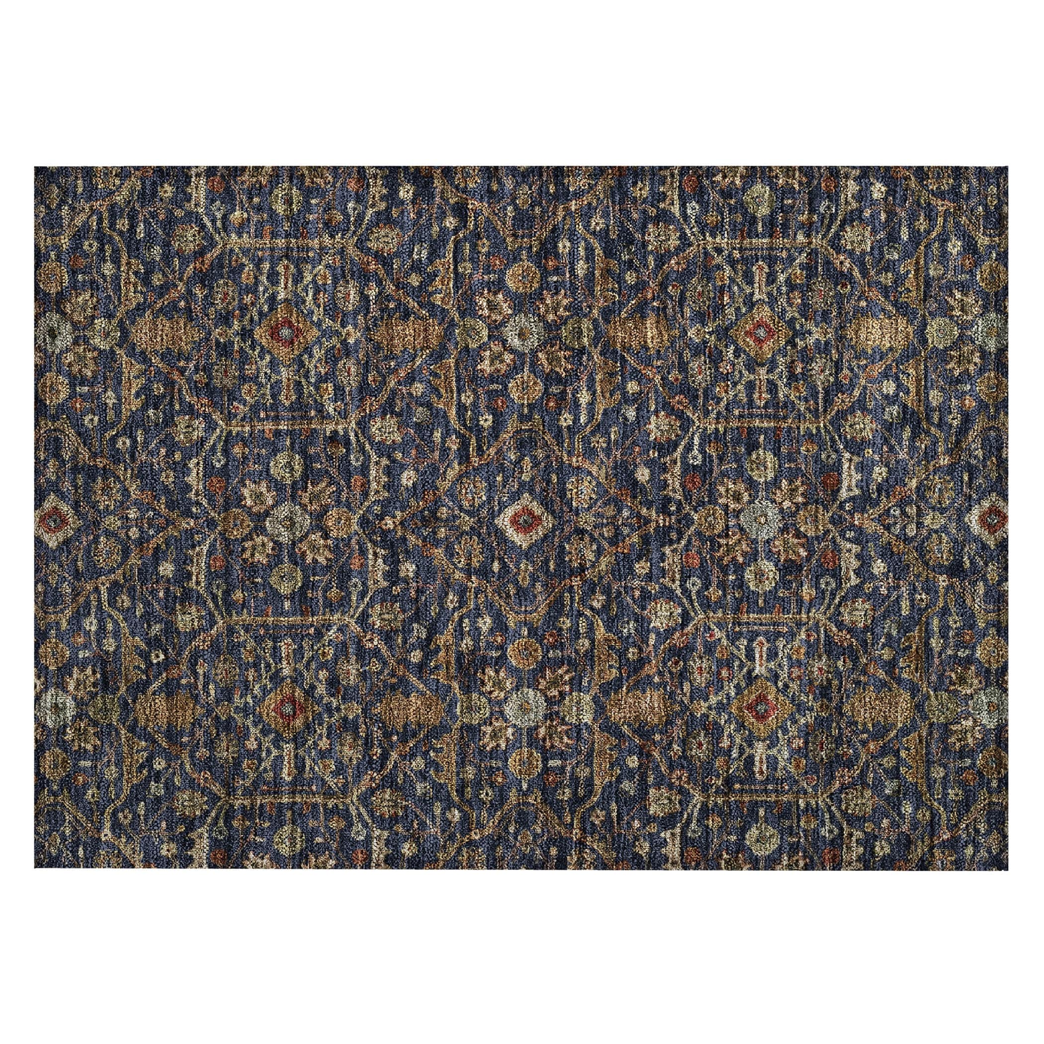 Tapis persan traditionnel Chantille lavable en machine pour intérieur/extérieur