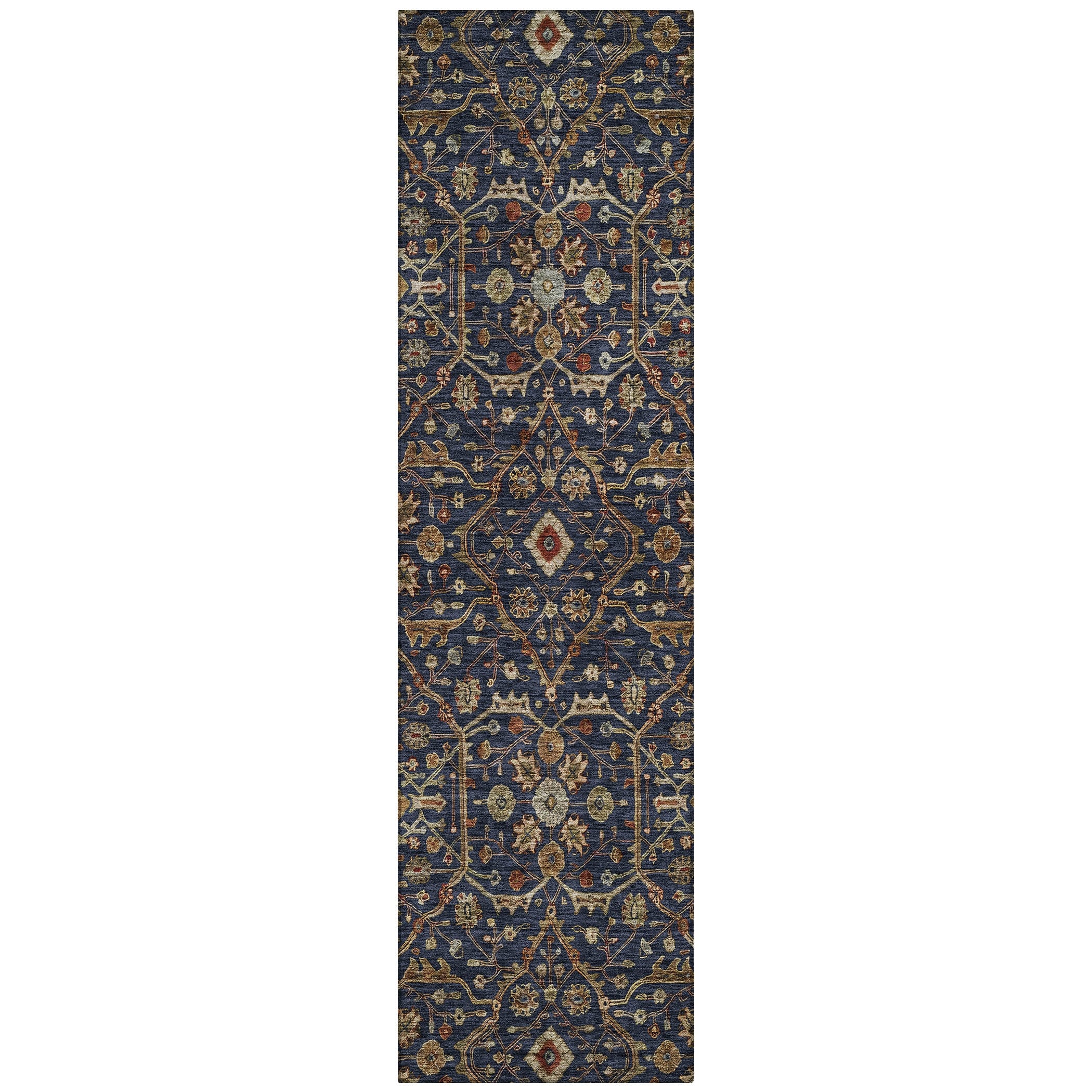 Tapis persan traditionnel Chantille lavable en machine pour intérieur/extérieur