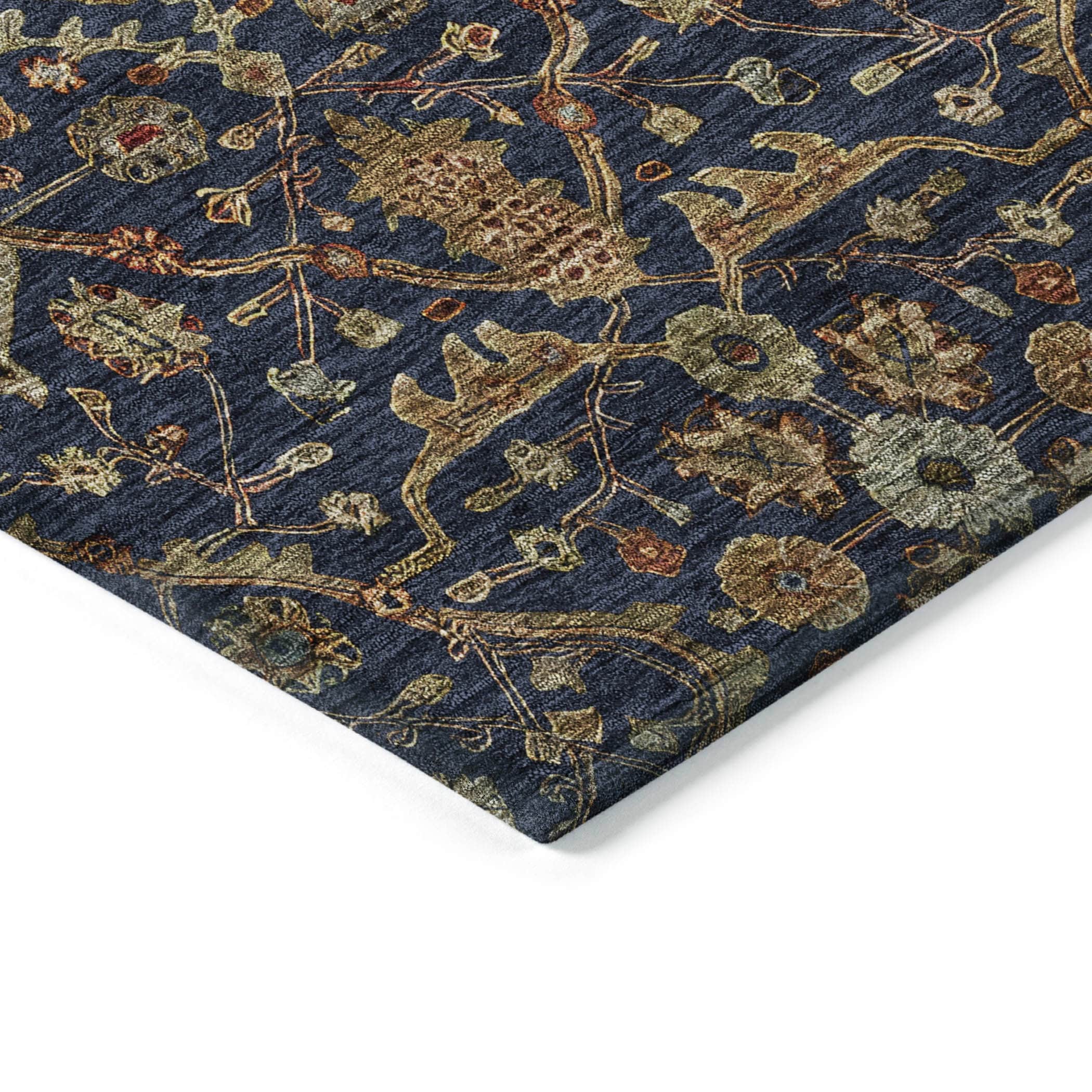 Tapis persan traditionnel Chantille lavable en machine pour intérieur/extérieur