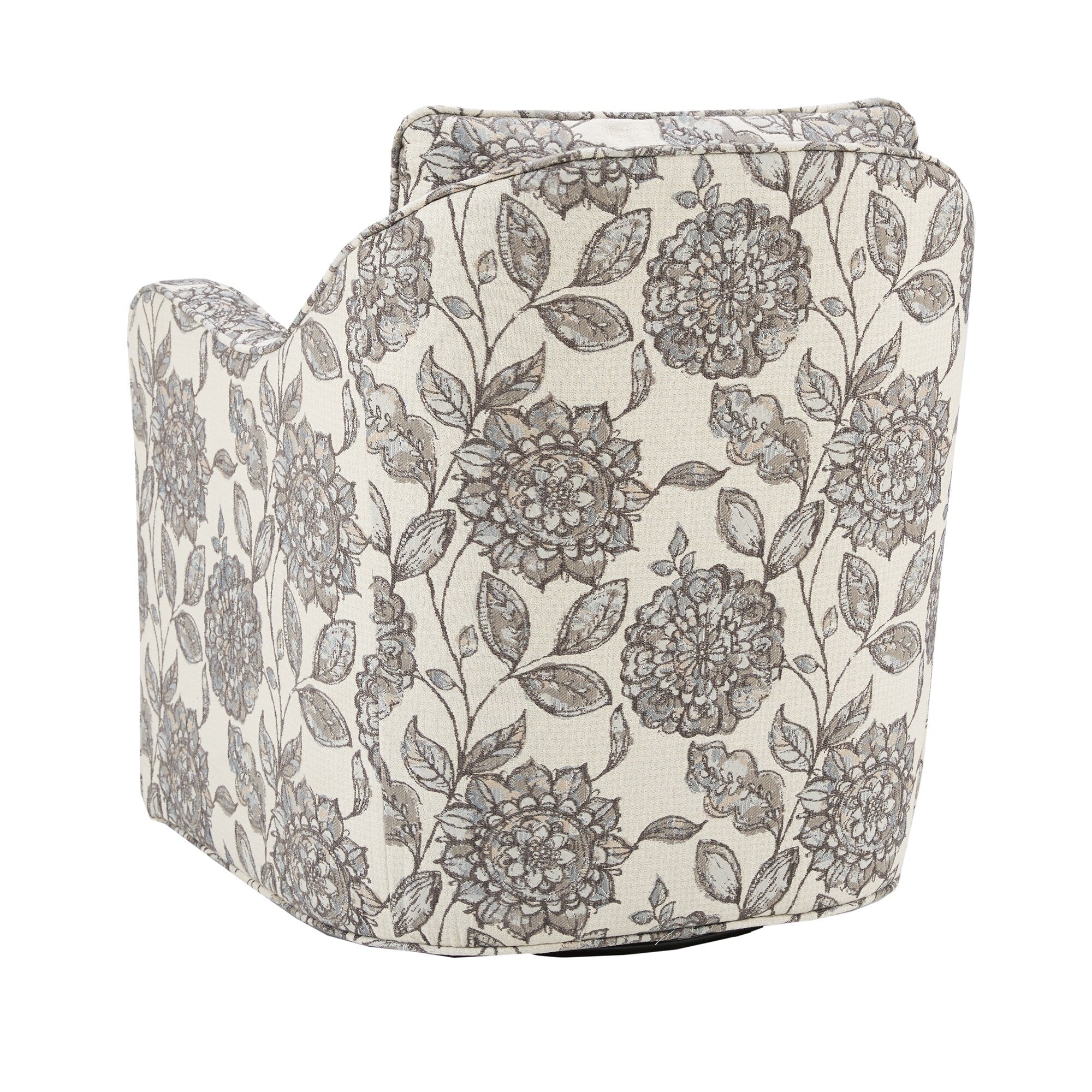 Fauteuil pivotant incurvé rembourré Madison Park Betty