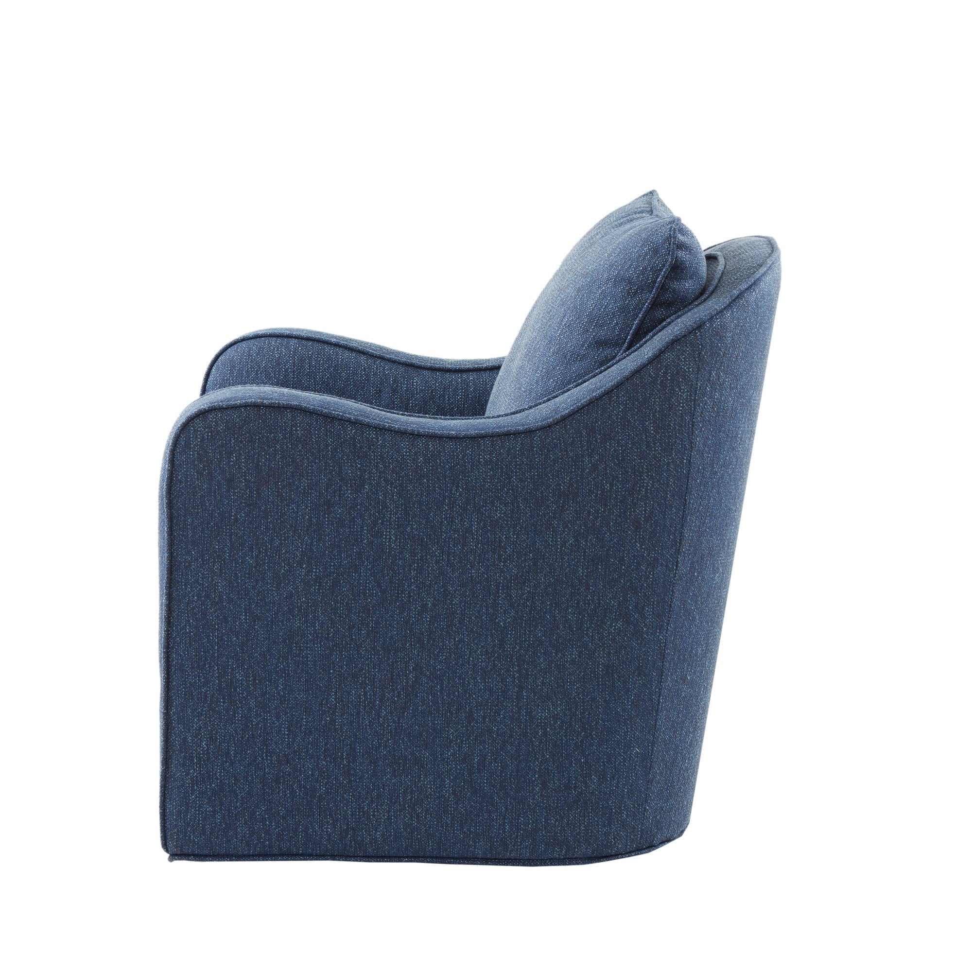 Fauteuil pivotant incurvé rembourré Madison Park Betty