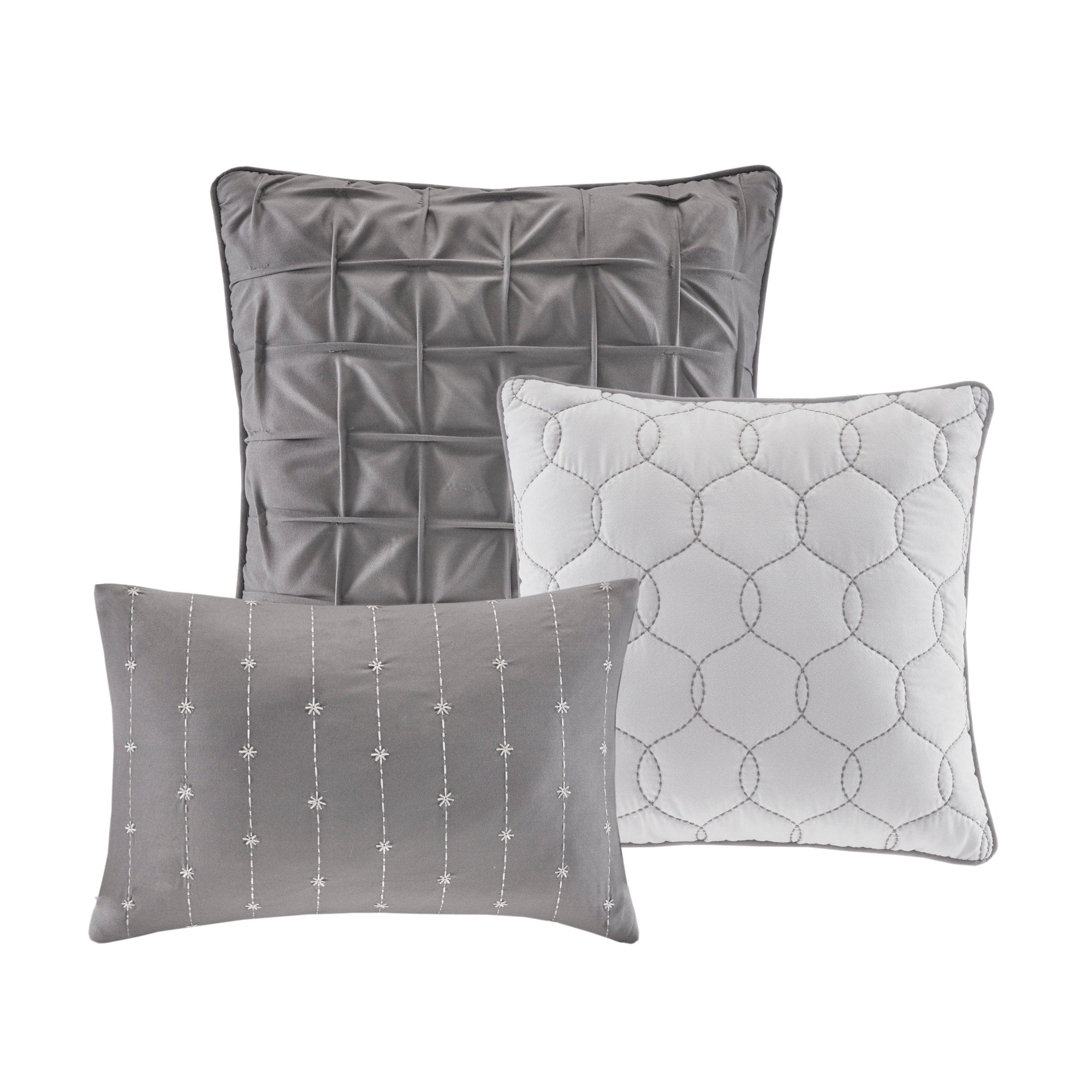 Ensemble de couette en seersucker imprimé Madison Park Clayton 7 pièces